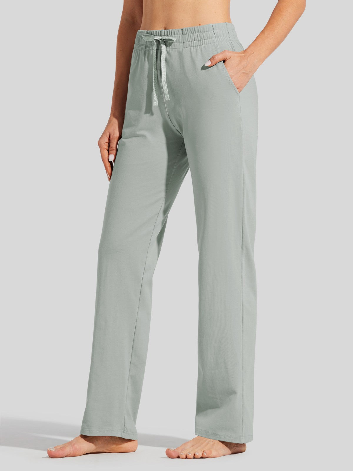Women's Straight-Leg Cotton Sweatpants