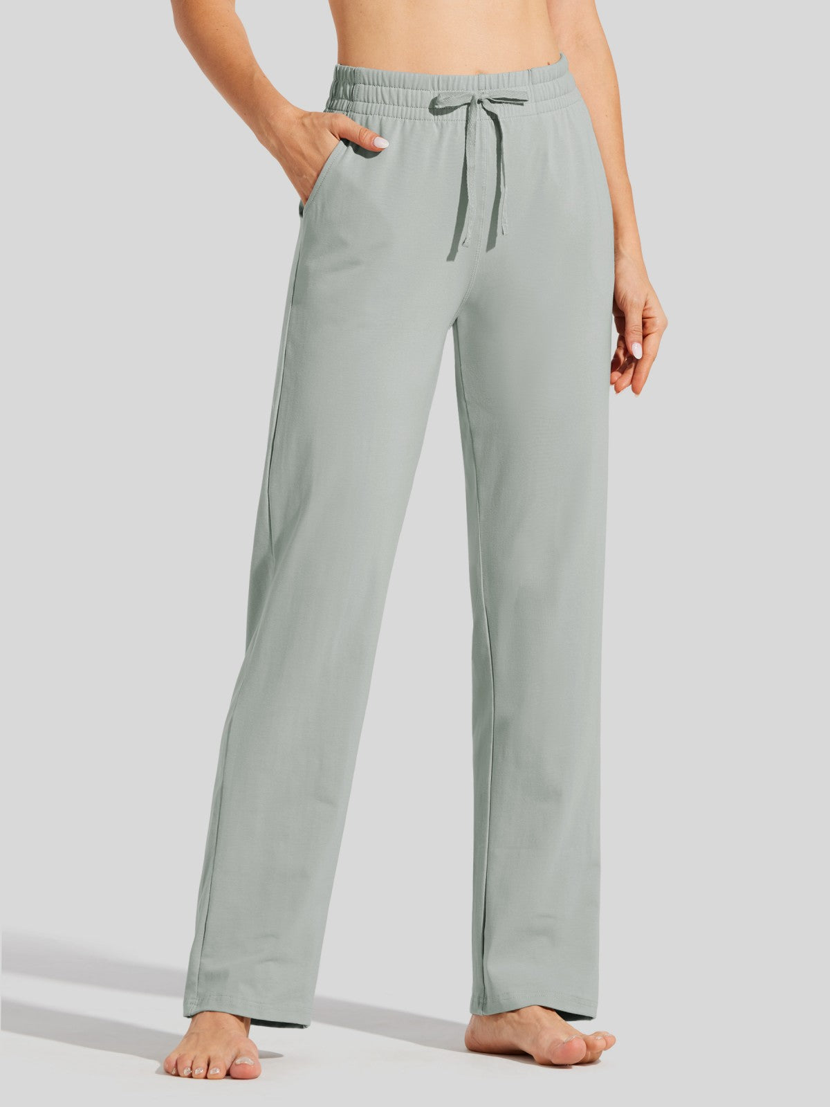 Women's Straight-Leg Cotton Sweatpants