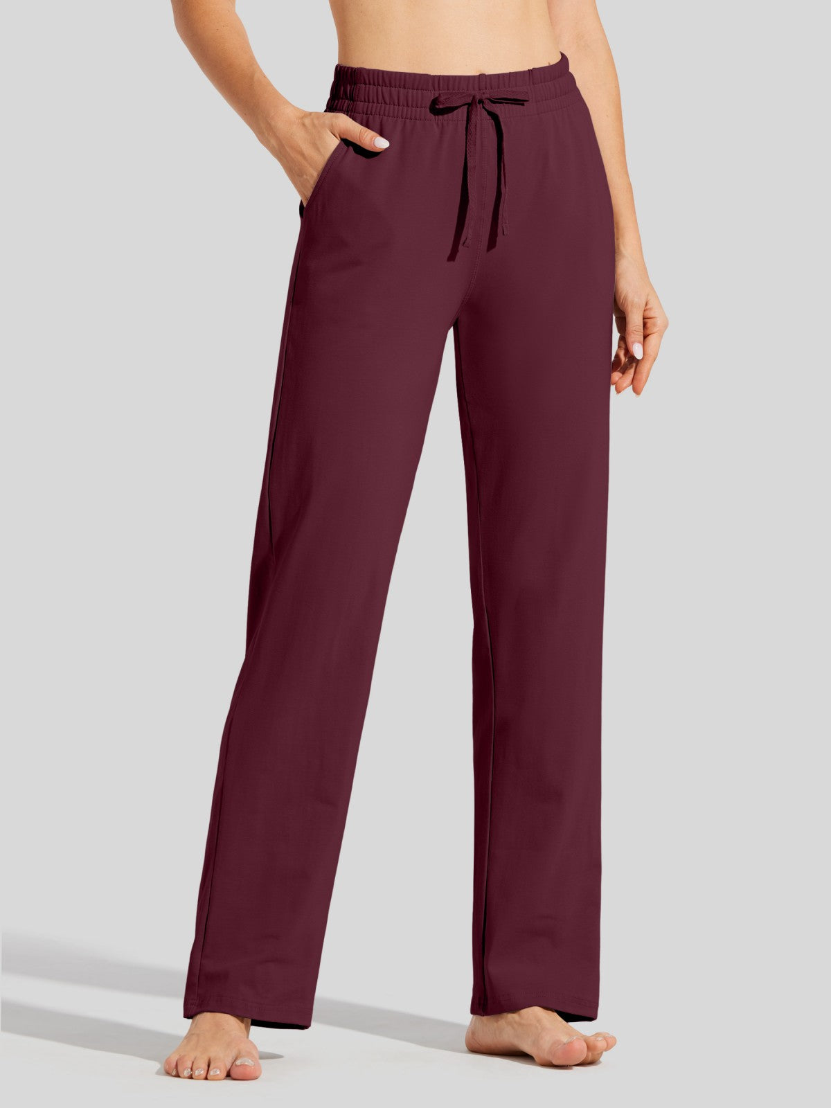 Women's Straight-Leg Cotton Sweatpants