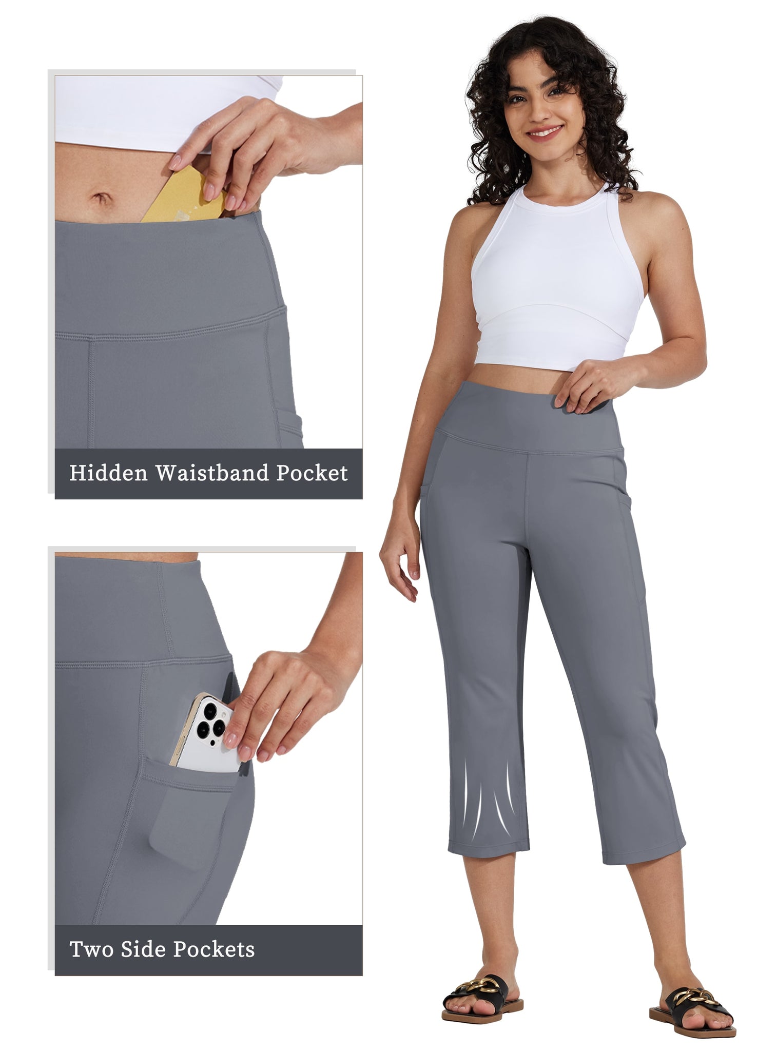 Women's Lightweight Woven Capris