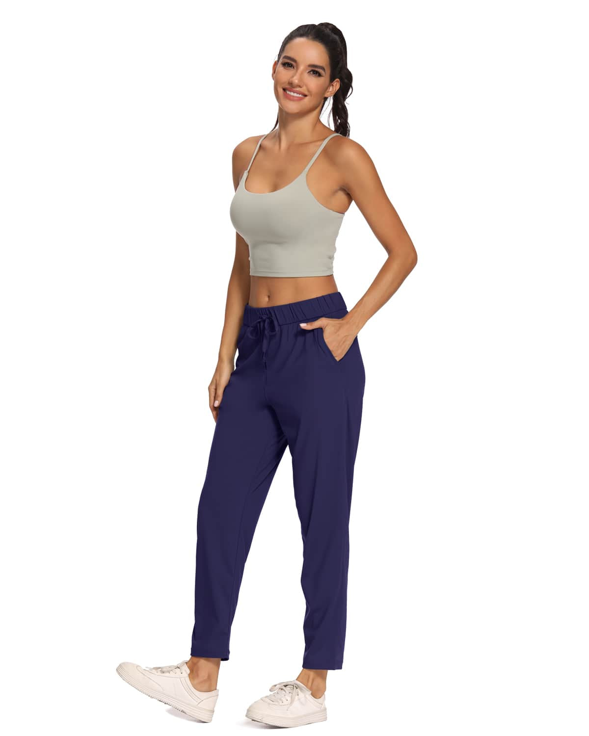 Women's Casual Stretch Pants 7/8 Length