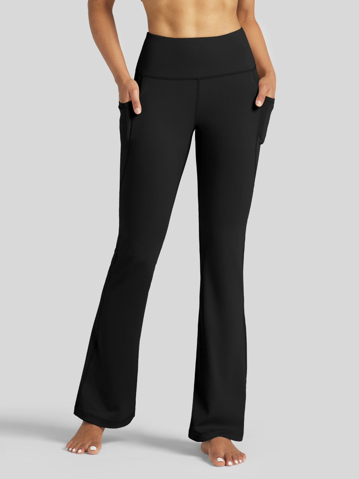 Women's Stretchy Yoga Pants Bootcut 31 Inch