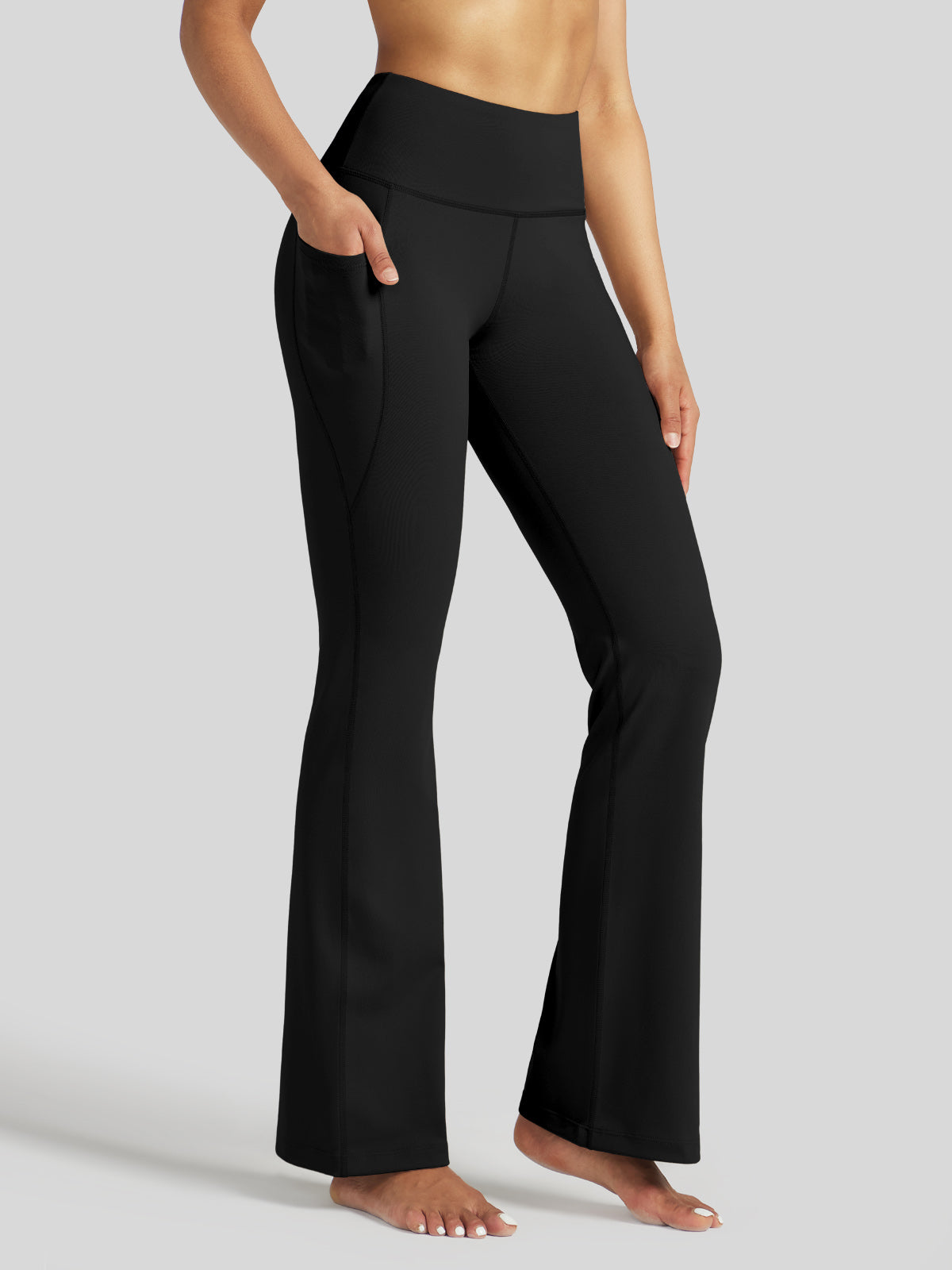 Women's Stretchy Yoga Pants Bootcut 31 Inch