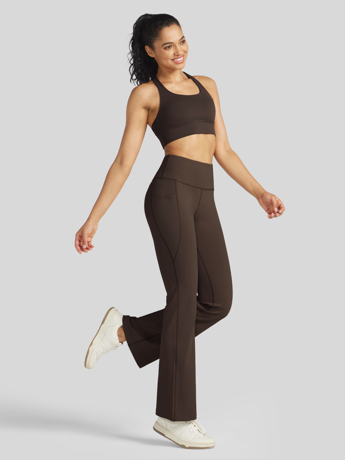 Women's Stretchy Yoga Pants Bootcut 27 Inch