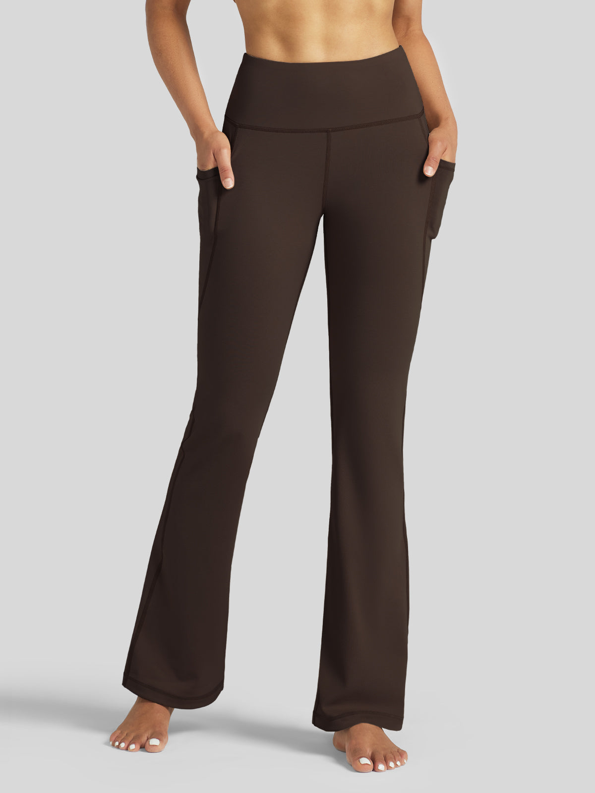 Women's Stretchy Yoga Pants Bootcut 31 Inch