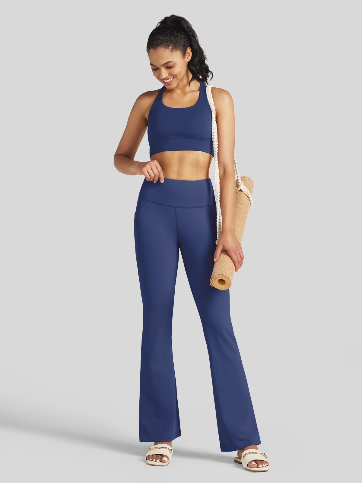 Women's Stretchy Yoga Pants Bootcut 31 Inch