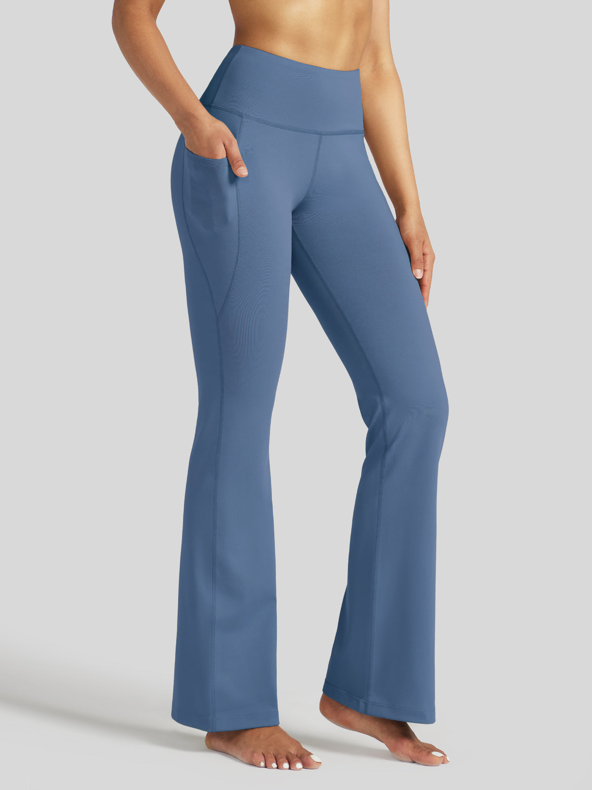 Women's Stretchy Yoga Pants Bootcut 31 Inch