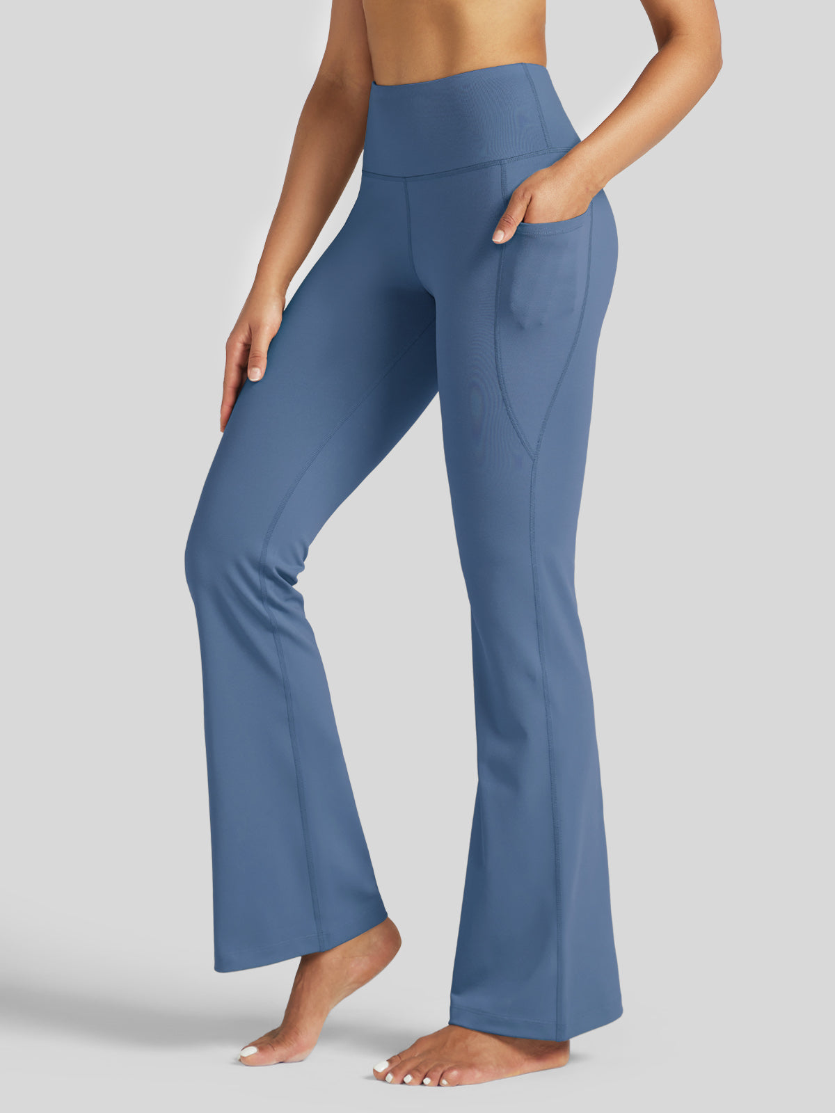Women's Stretchy Yoga Pants Bootcut 27 Inch