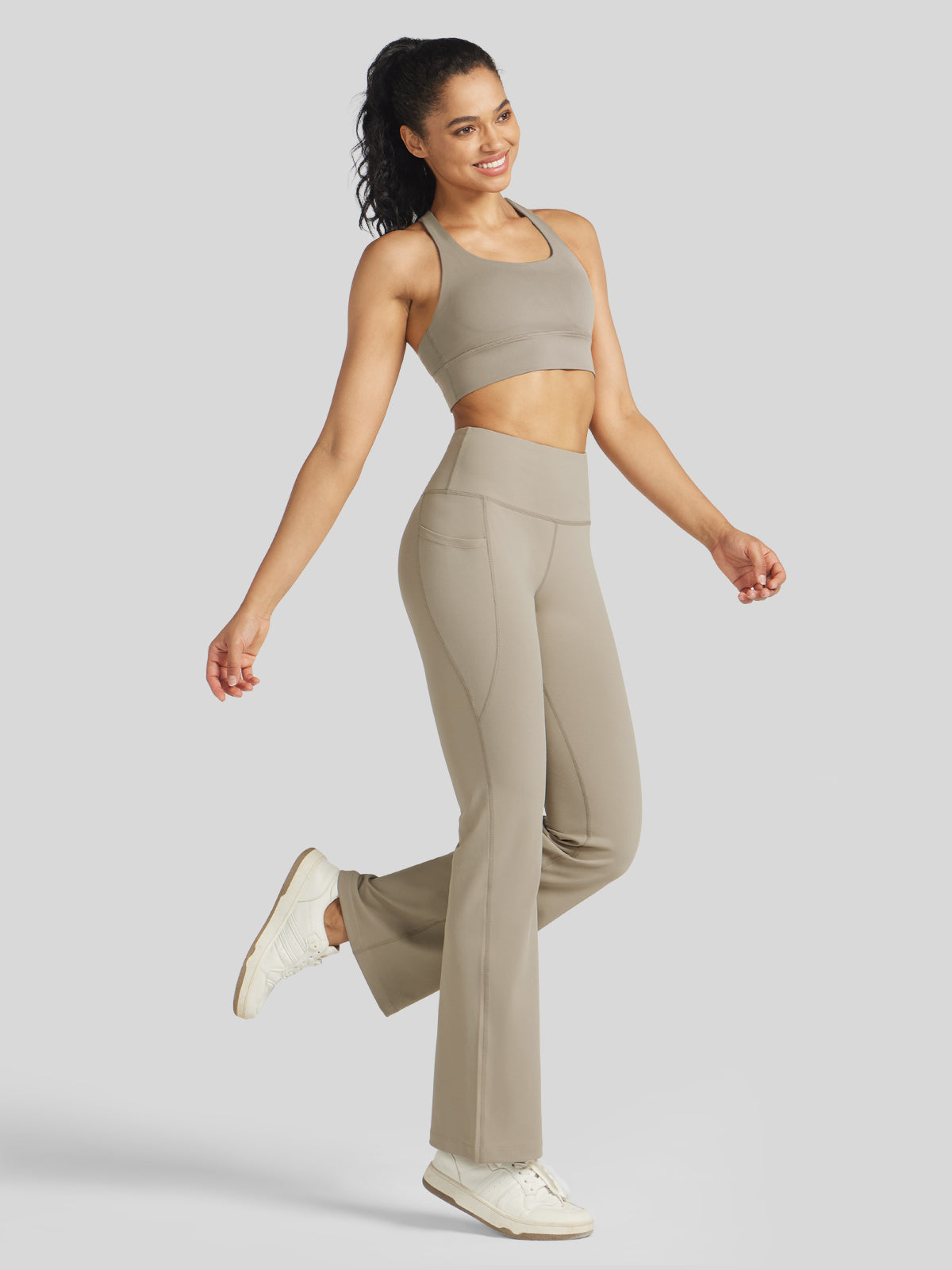 Women's Stretchy Yoga Pants Bootcut 31 Inch