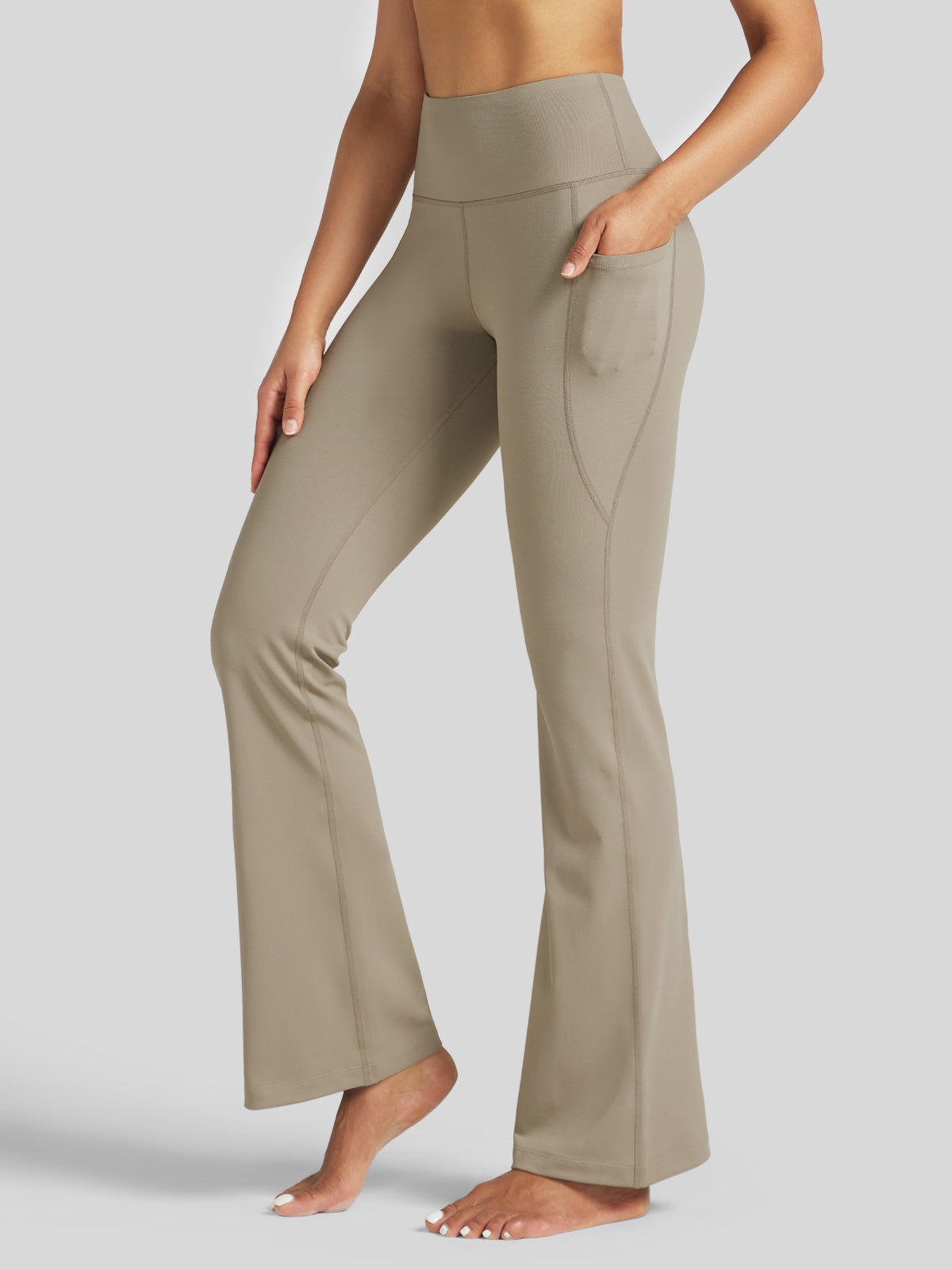 Women's Stretchy Yoga Pants Bootcut 31 Inch