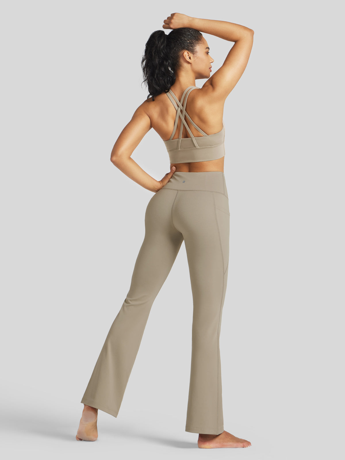 Women's Stretchy Yoga Pants Bootcut 31 Inch