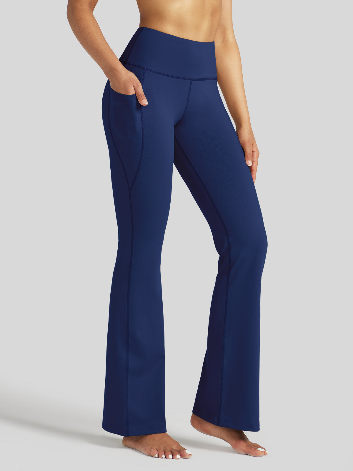 Women's Stretchy Yoga Pants Bootcut 27 Inch