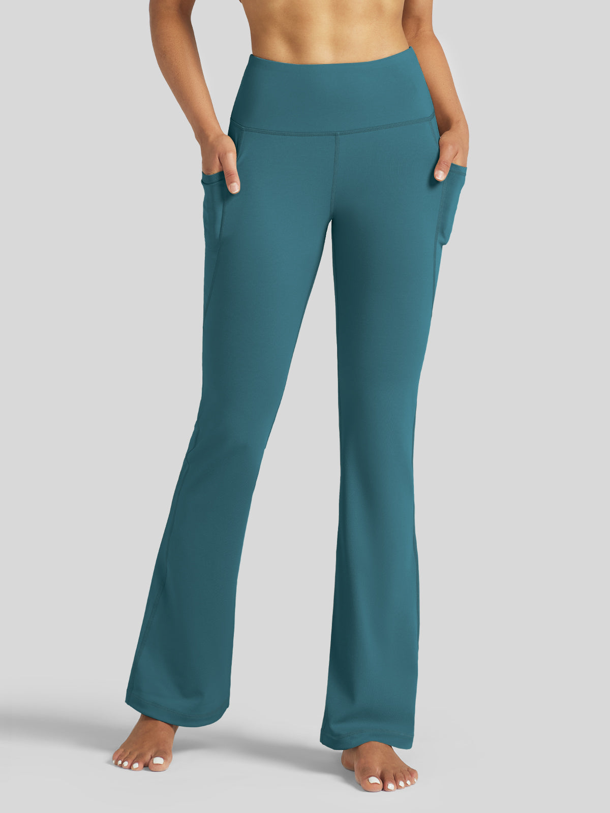 Women's Stretchy Yoga Pants Bootcut 31 Inch