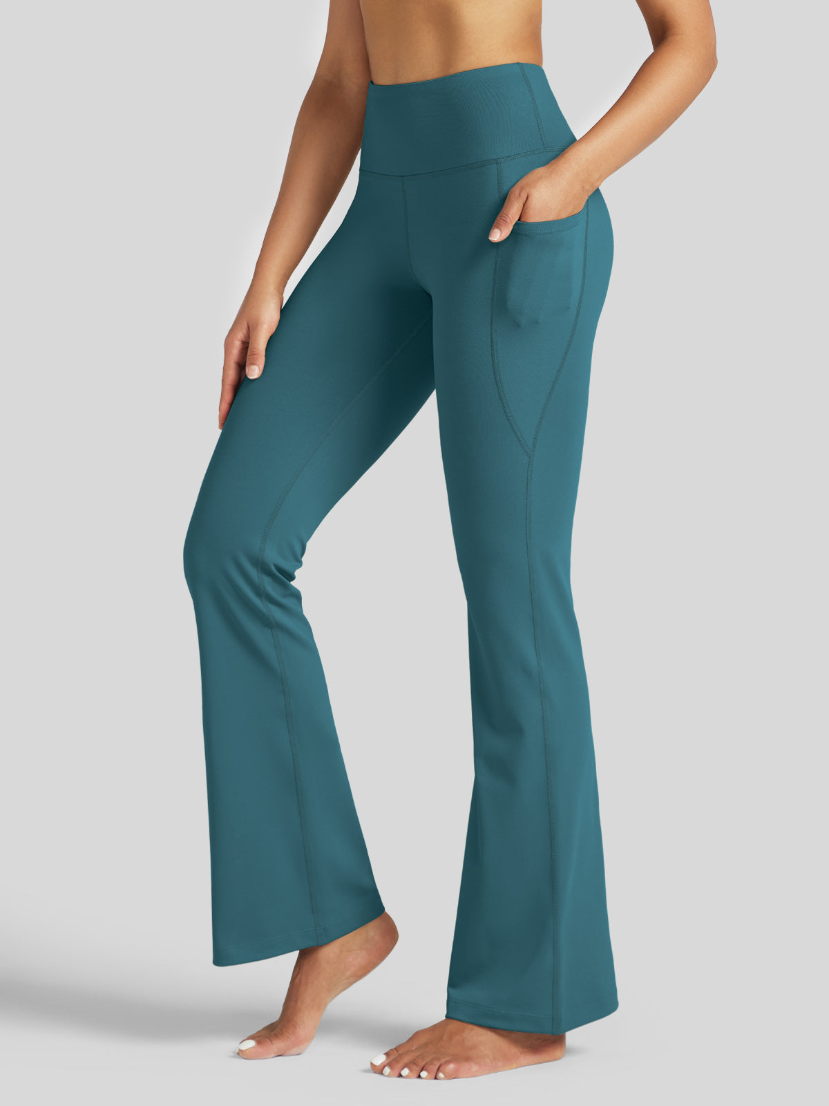 Women's Stretchy Yoga Pants Bootcut 31 Inch