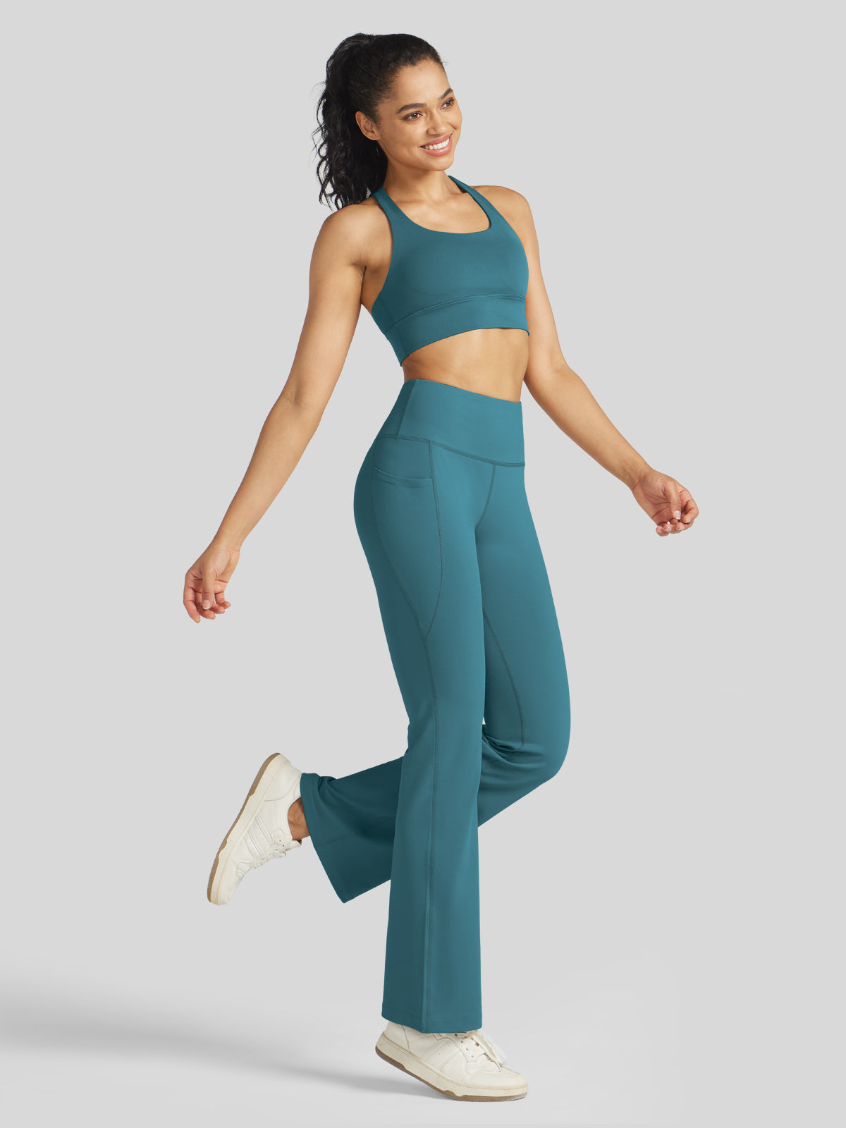 Women's Stretchy Yoga Pants Bootcut 31 Inch