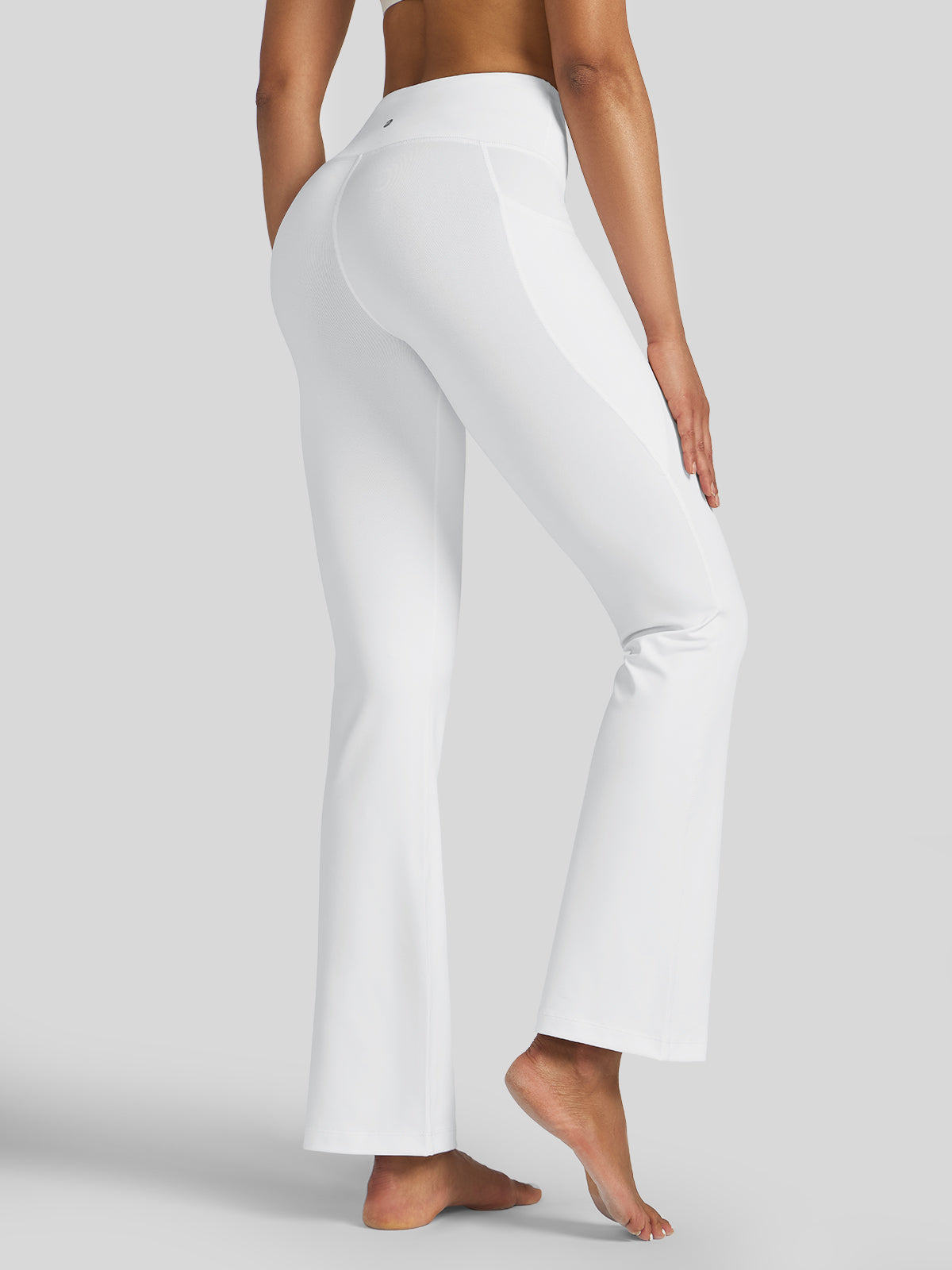 Women's Stretchy Yoga Pants Bootcut 27 Inch