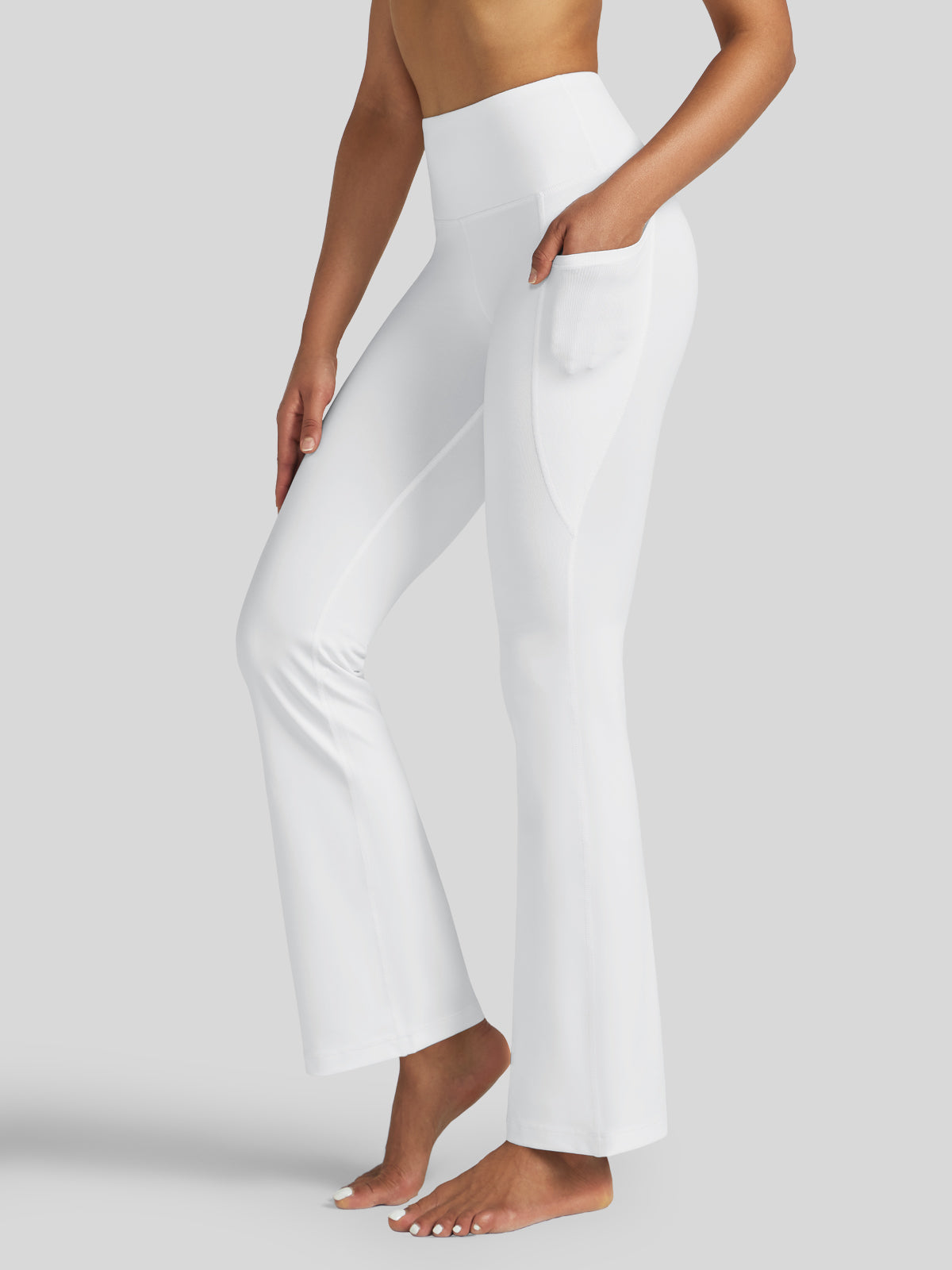 Women's Stretchy Yoga Pants Bootcut 27 Inch