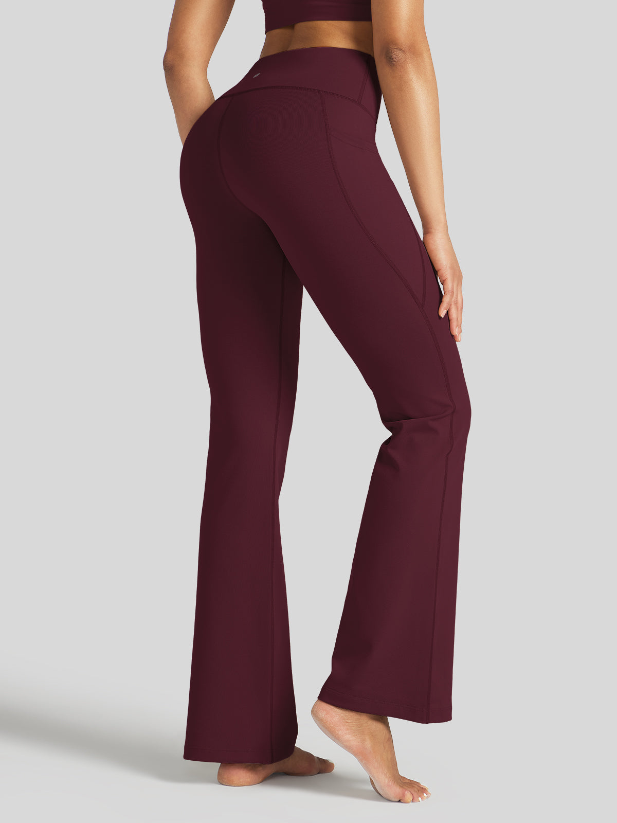 Women's Stretchy Yoga Pants Bootcut 31 Inch