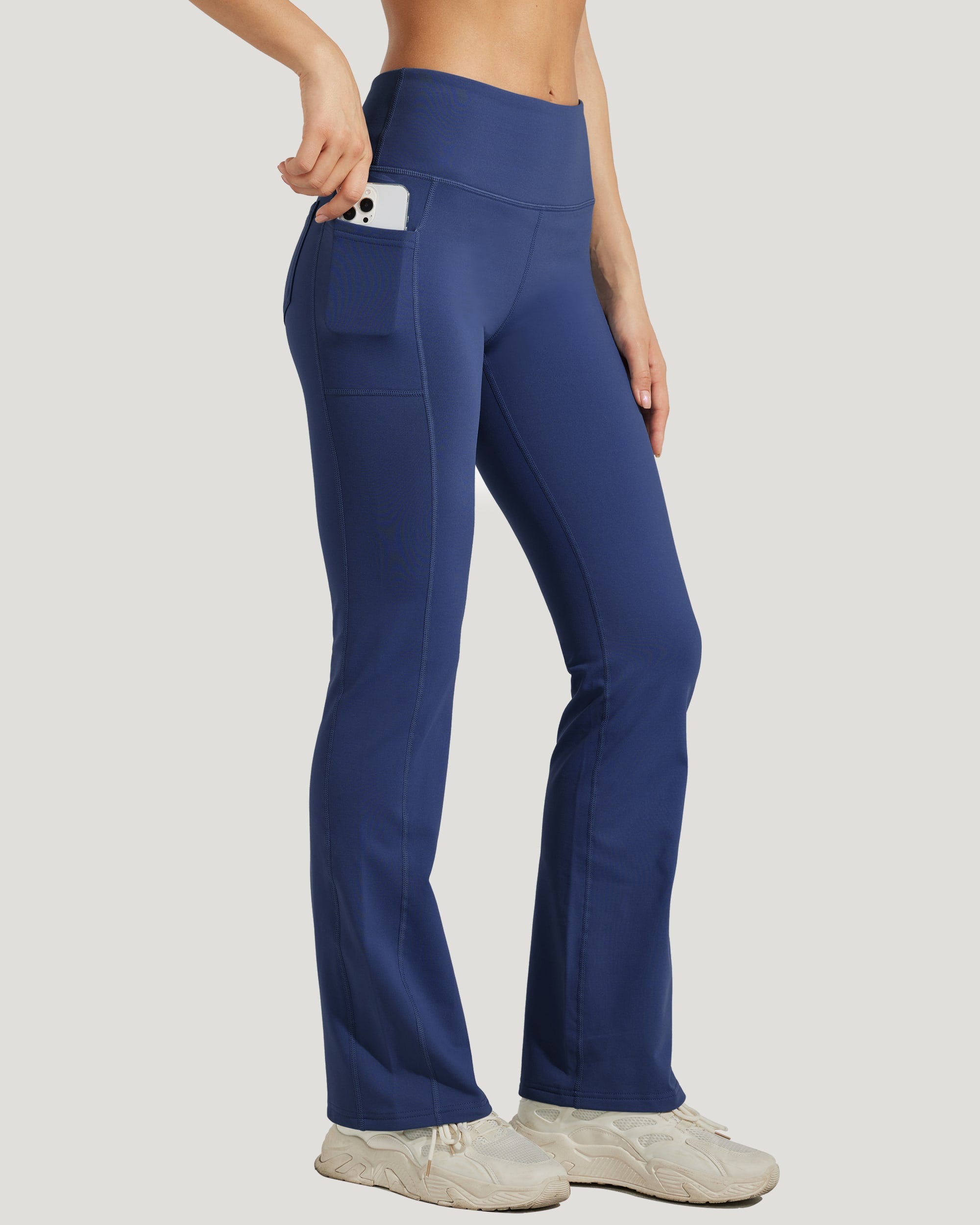 Navy bootcut yoga pants best sale