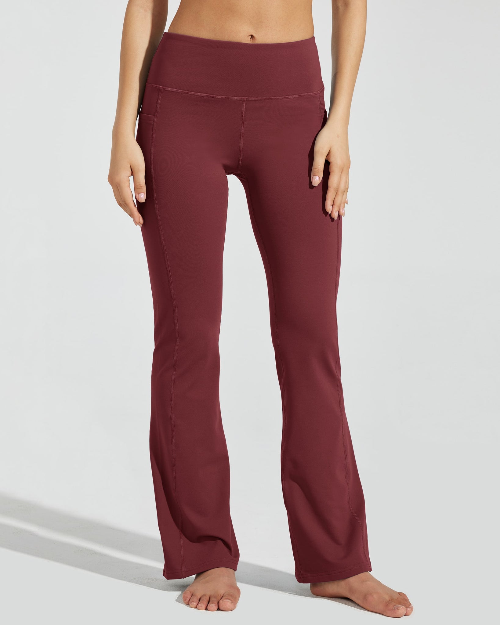 Yoga Workout Pants Women's Fleece Lined Leggings - Thermal High Waist Tummy Control Yoga Pants For Winter Tummy Control Leggings