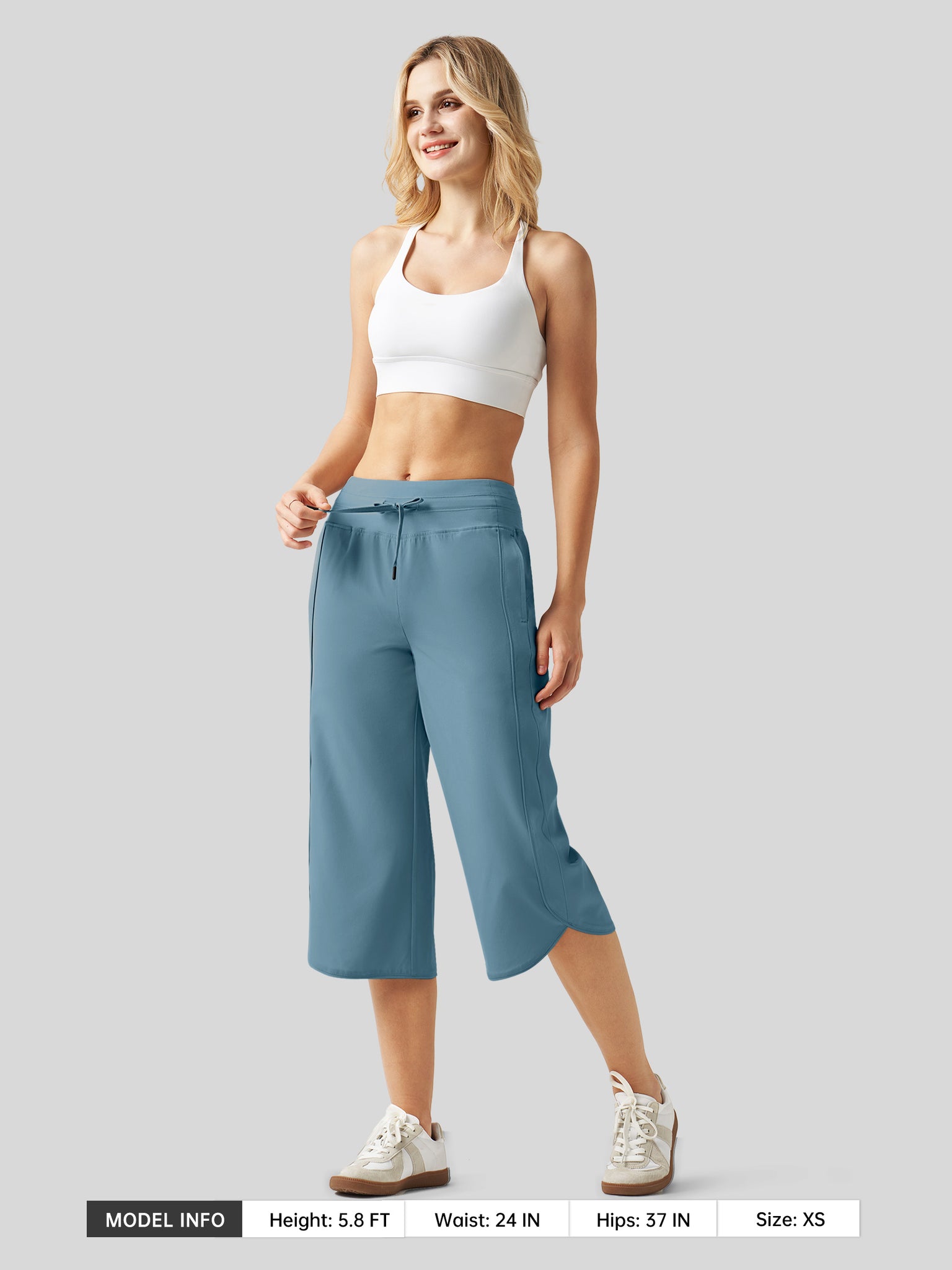 Women's Ultra-soft Wide Leg Capri