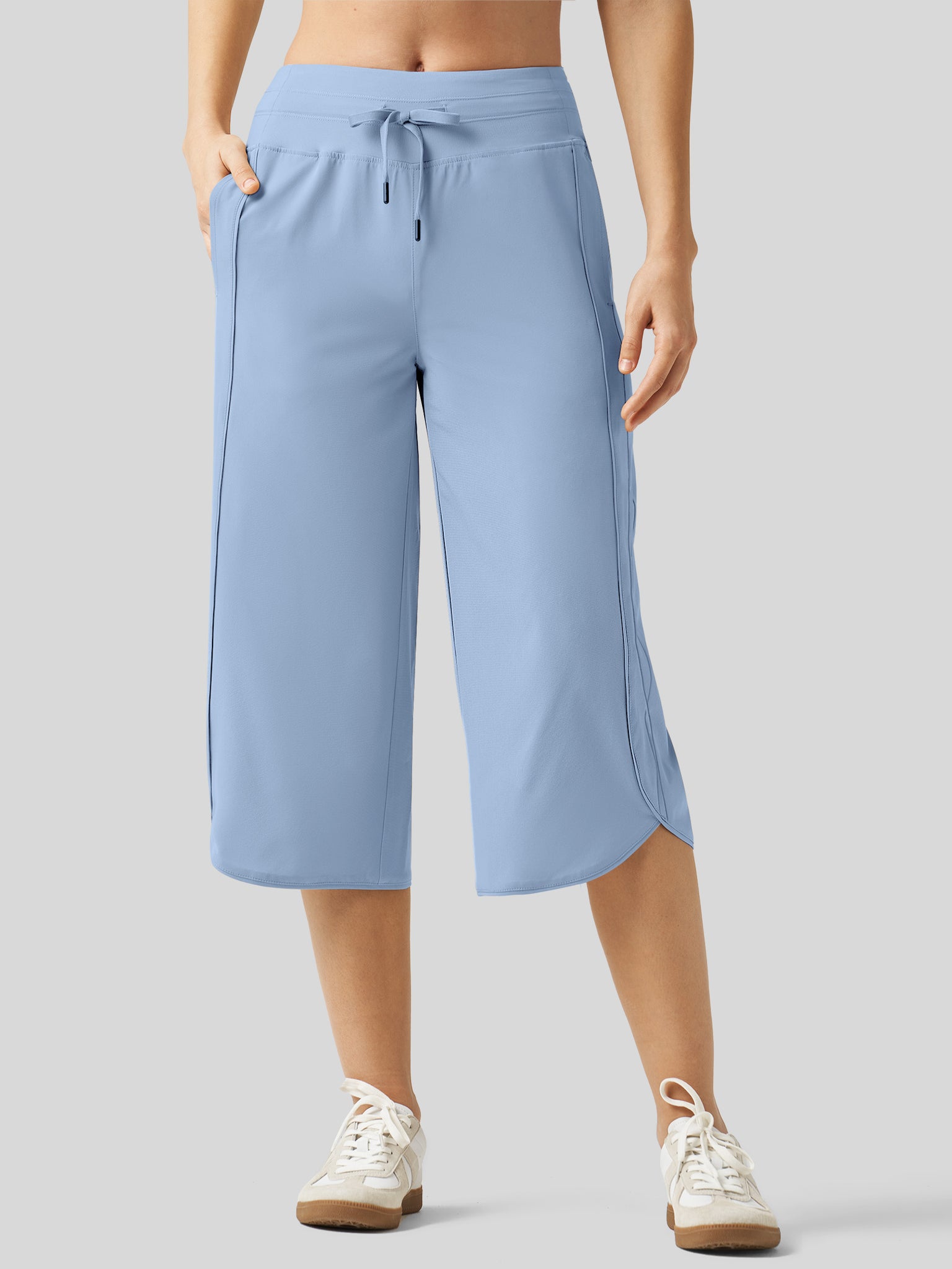 Women's Ultra-soft Wide Leg Capri