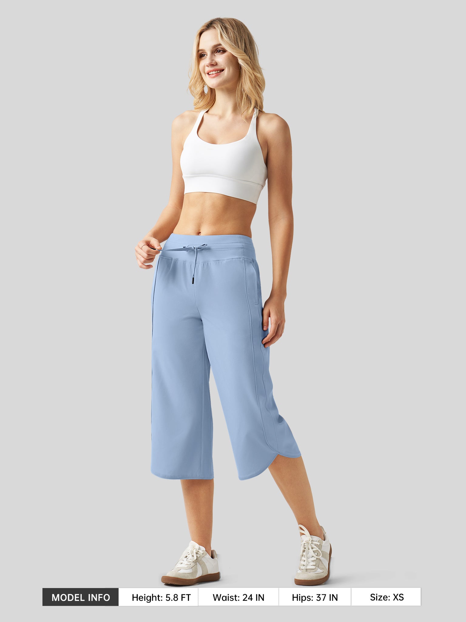 Women's Ultra-soft Wide Leg Capri