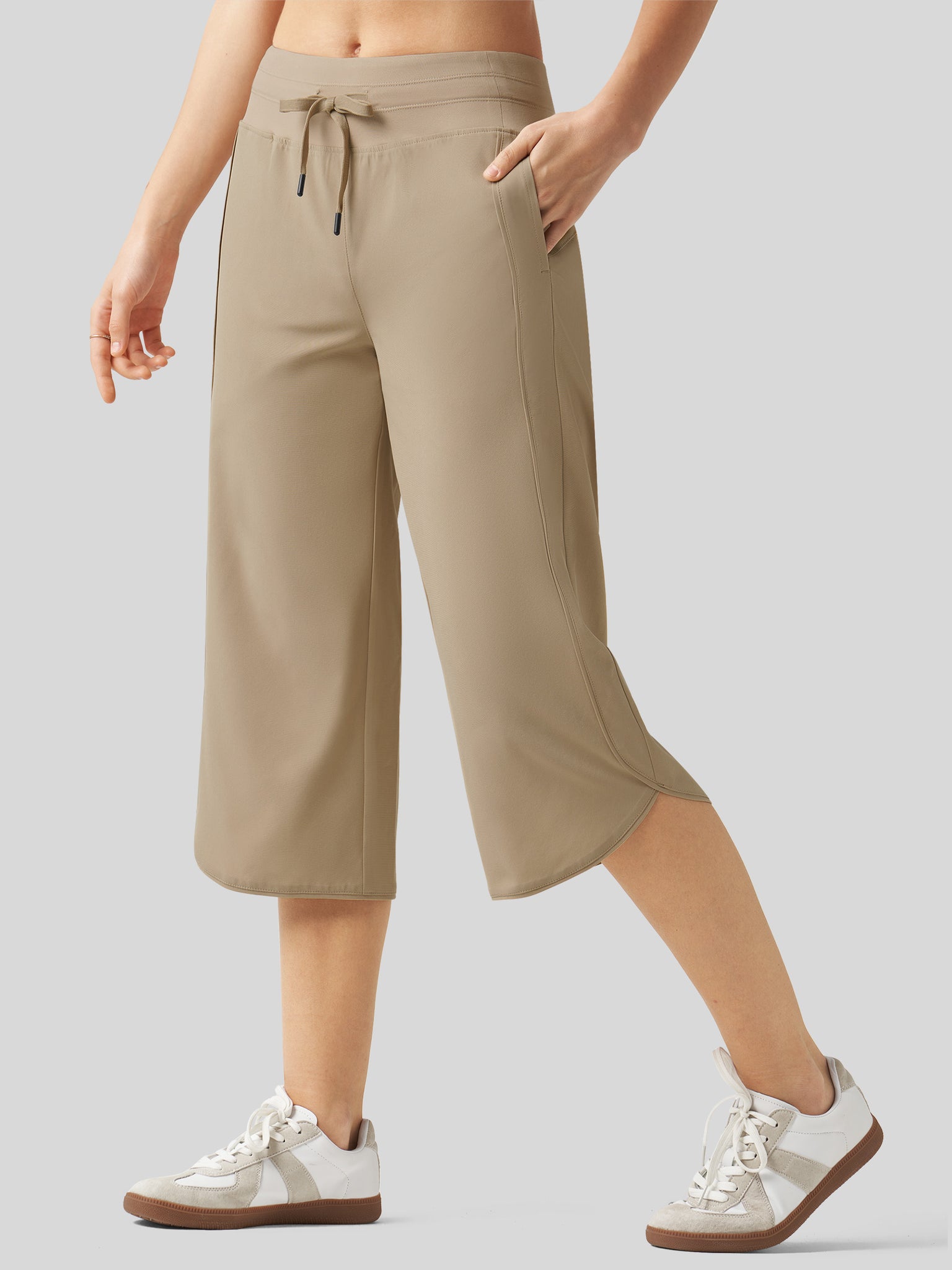 Women's Ultra-soft Wide Leg Capri