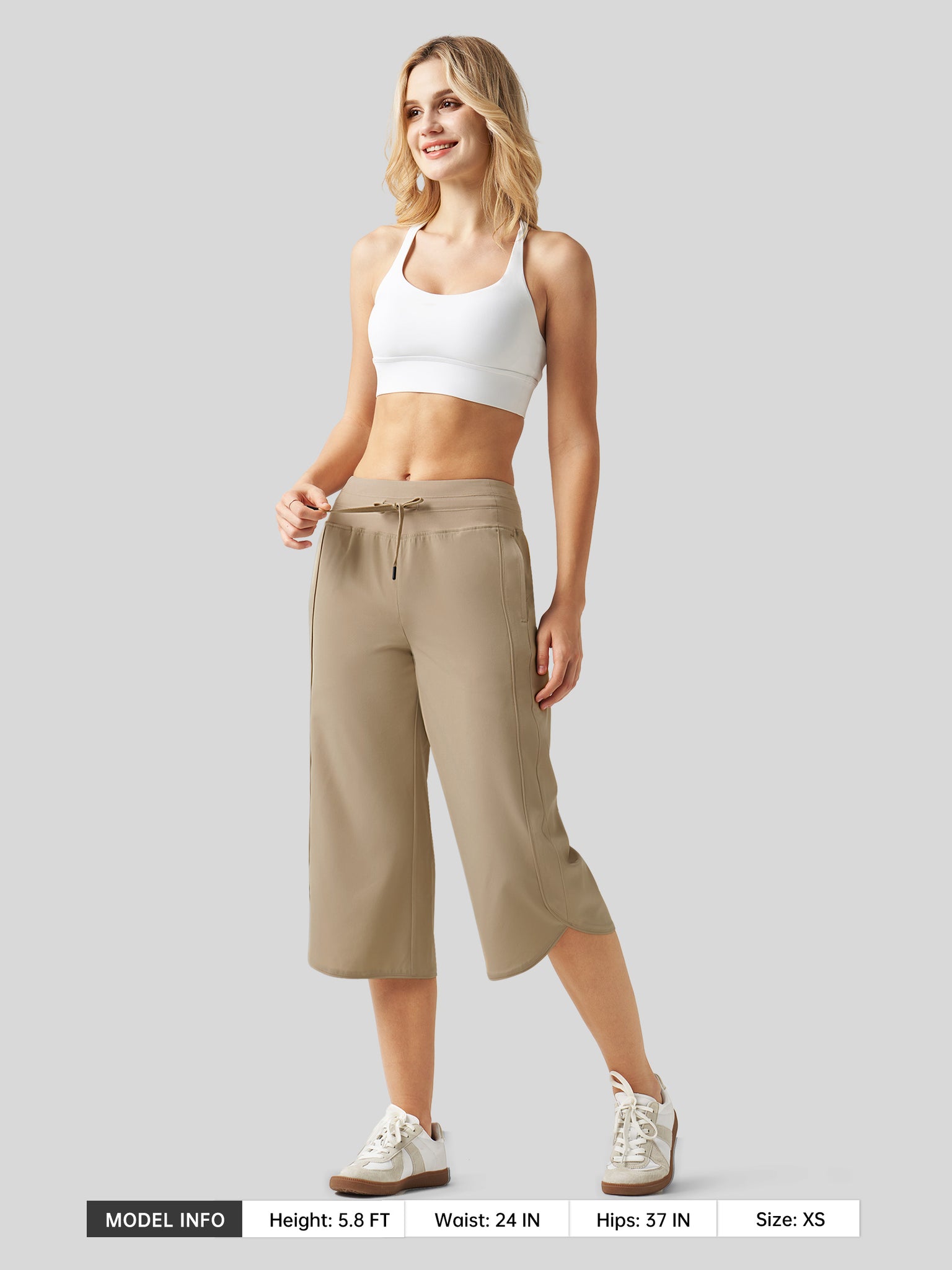 Women's Ultra-soft Wide Leg Capri