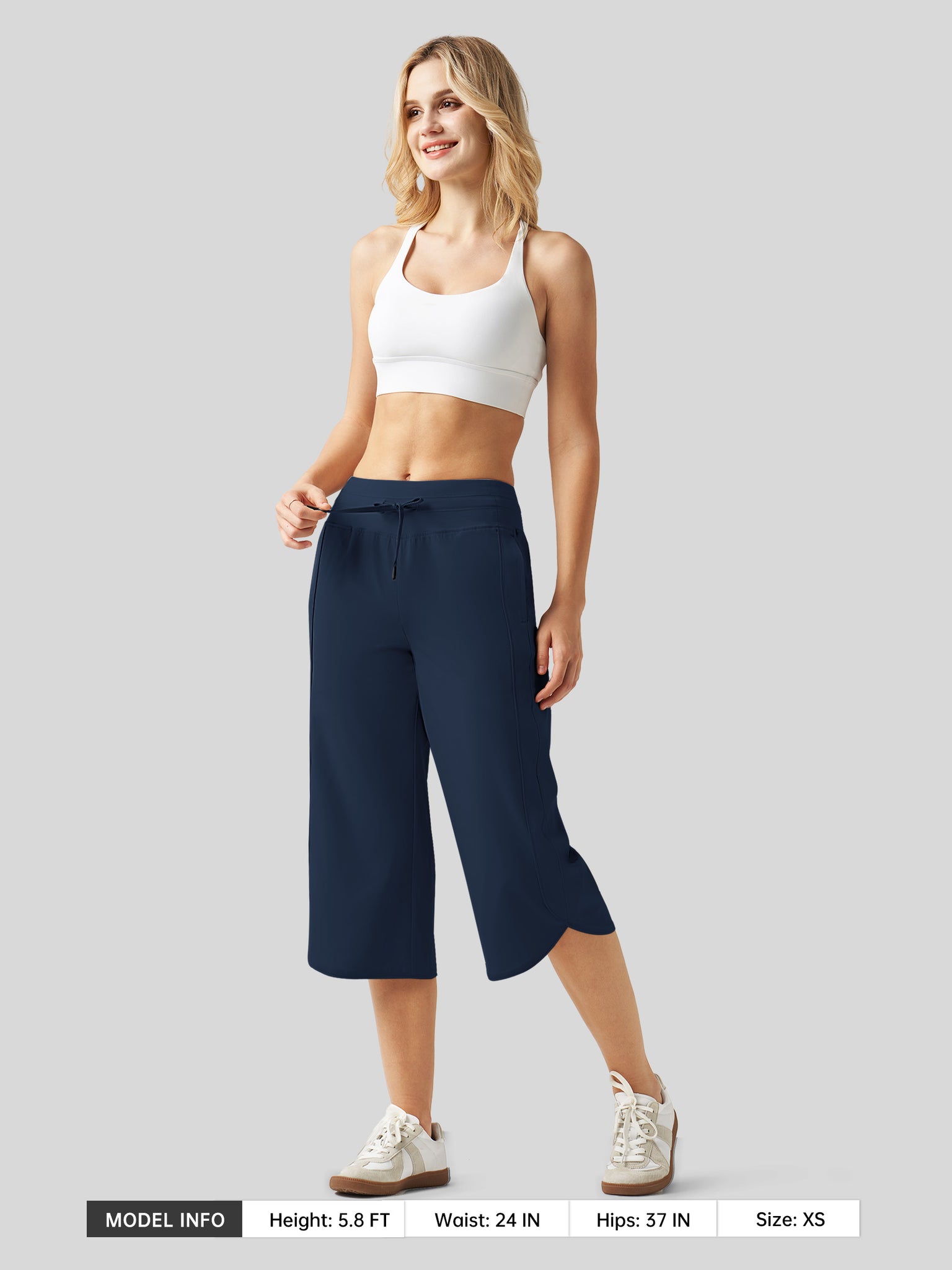 Women's Ultra-soft Wide Leg Capri