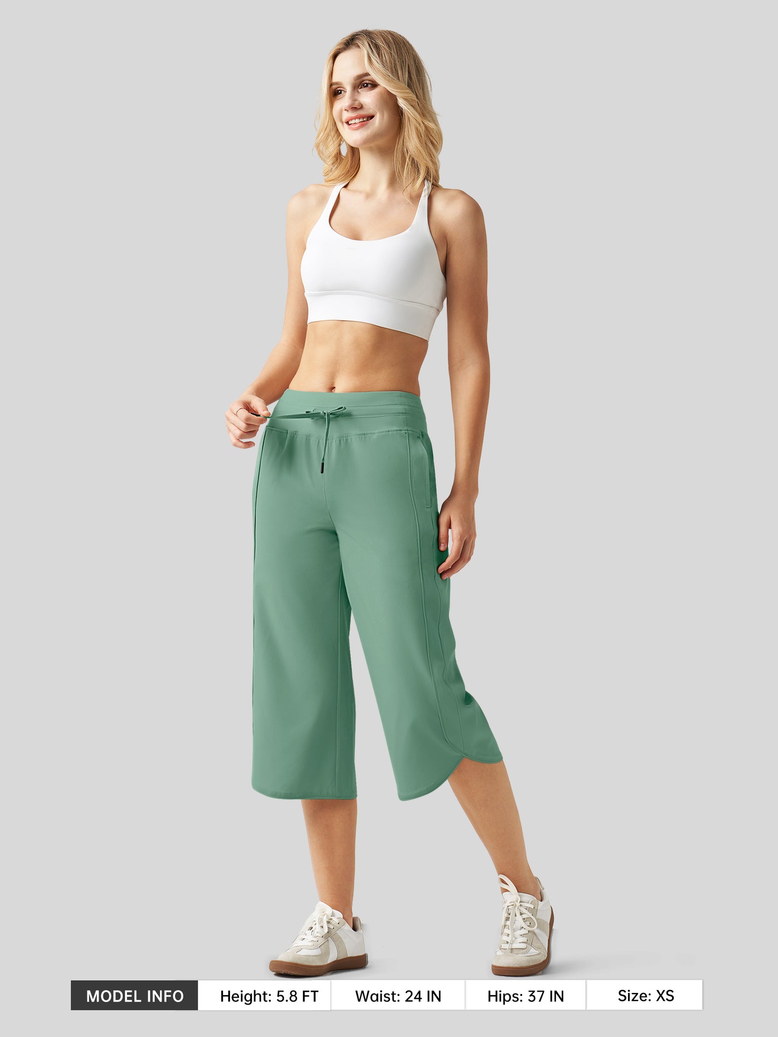 Women's Ultra-soft Wide Leg Capri