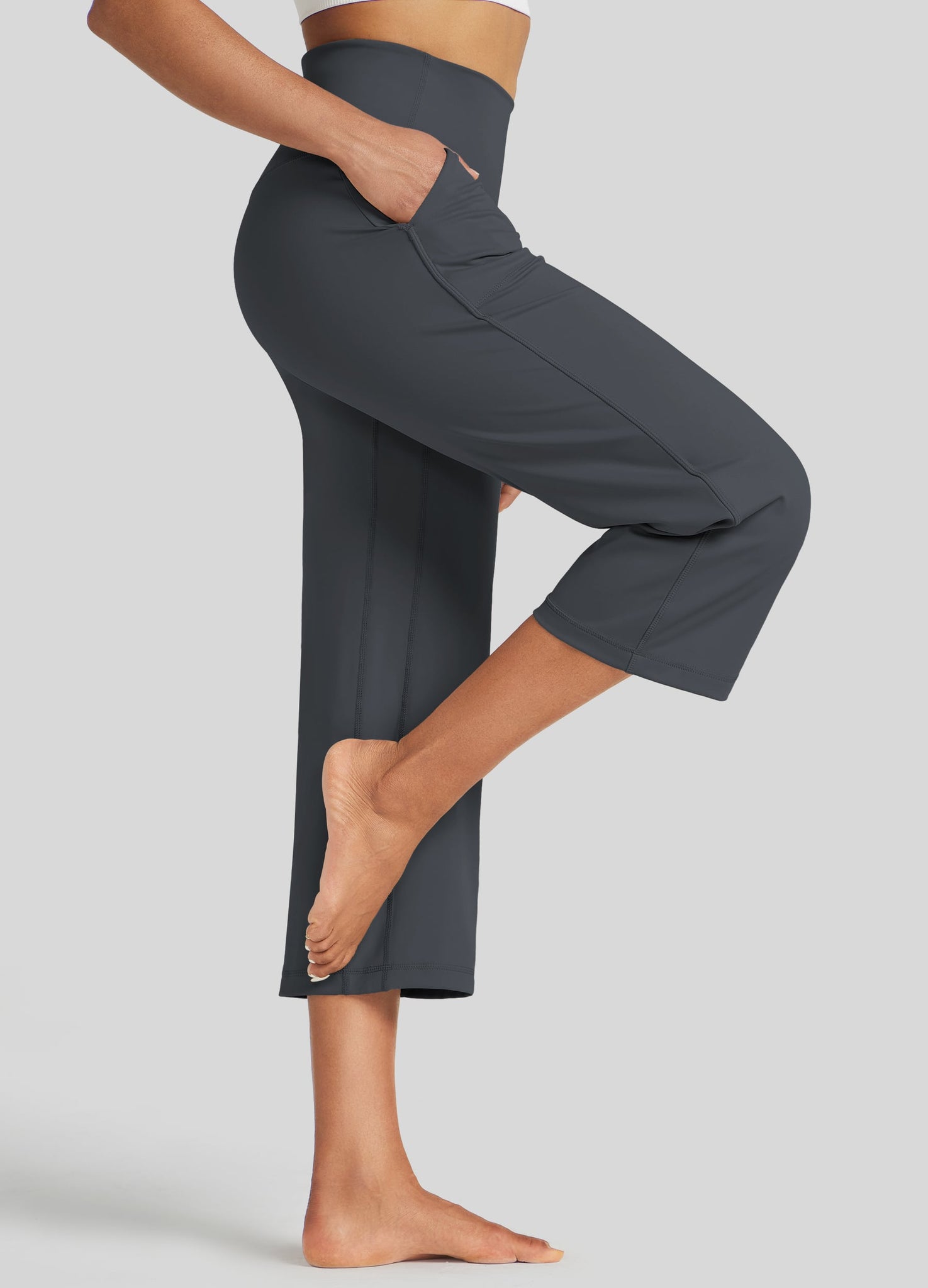 Women's Workout Capris with Pockets