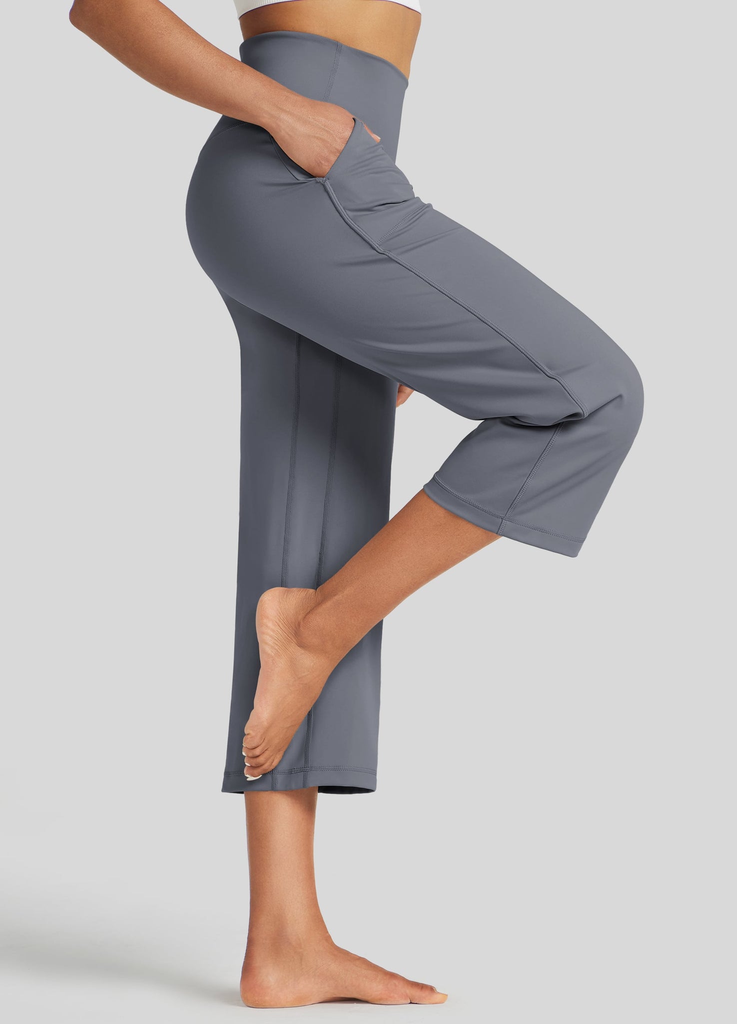 Women's Workout Capris with Pockets