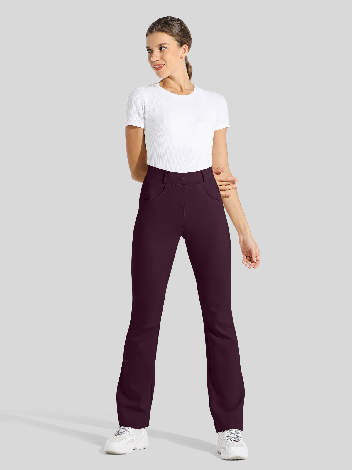 Women's Yoga Dress Pants Bootcut - Tall
