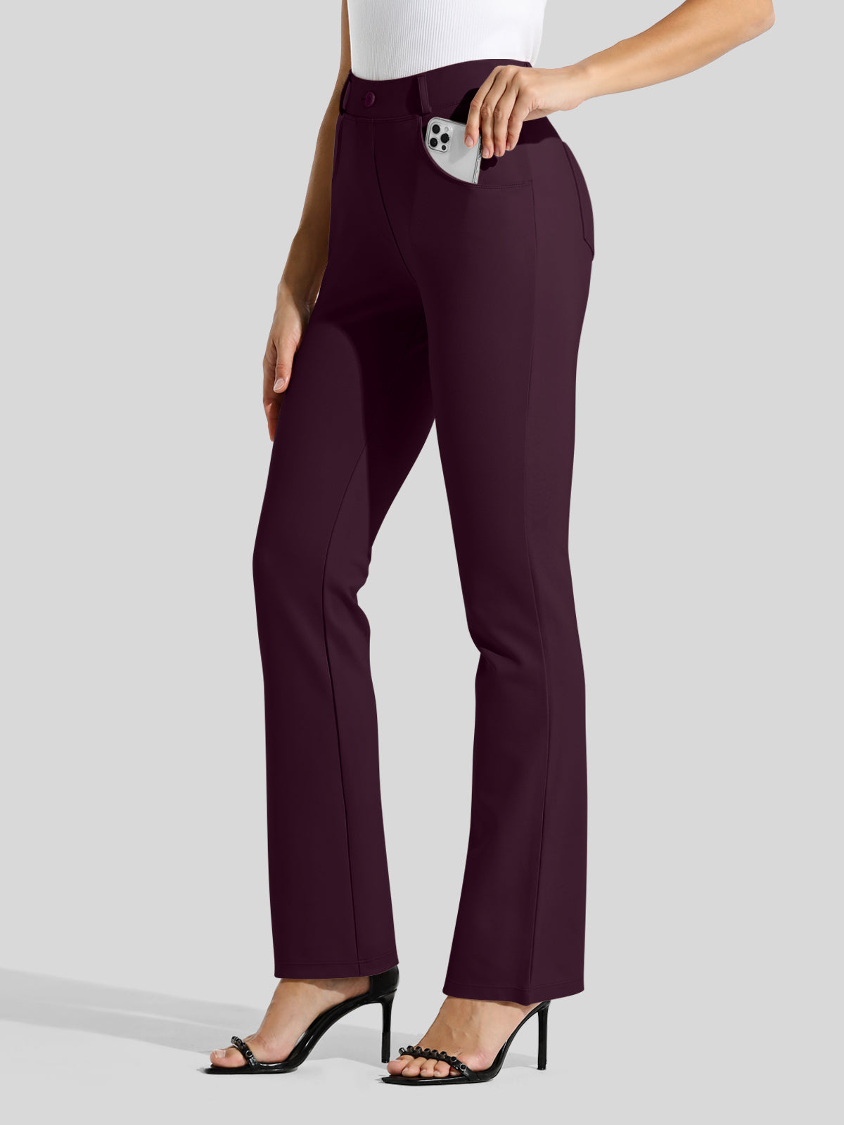 Women's Yoga Dress Pants Bootcut - Tall
