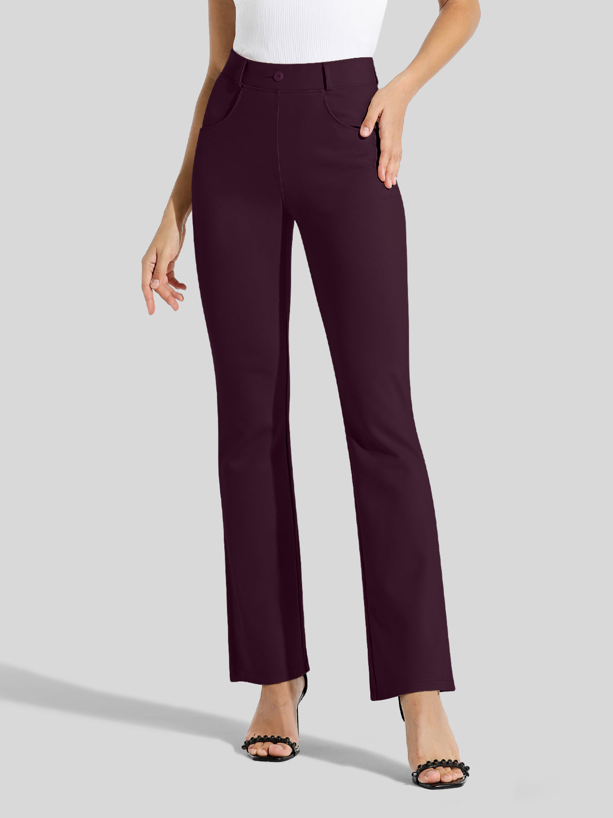 Women's Yoga Dress Pants Bootcut - Tall
