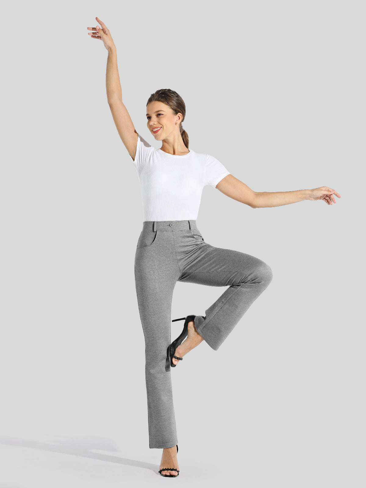 Women's Yoga Dress Pants Bootcut - Tall
