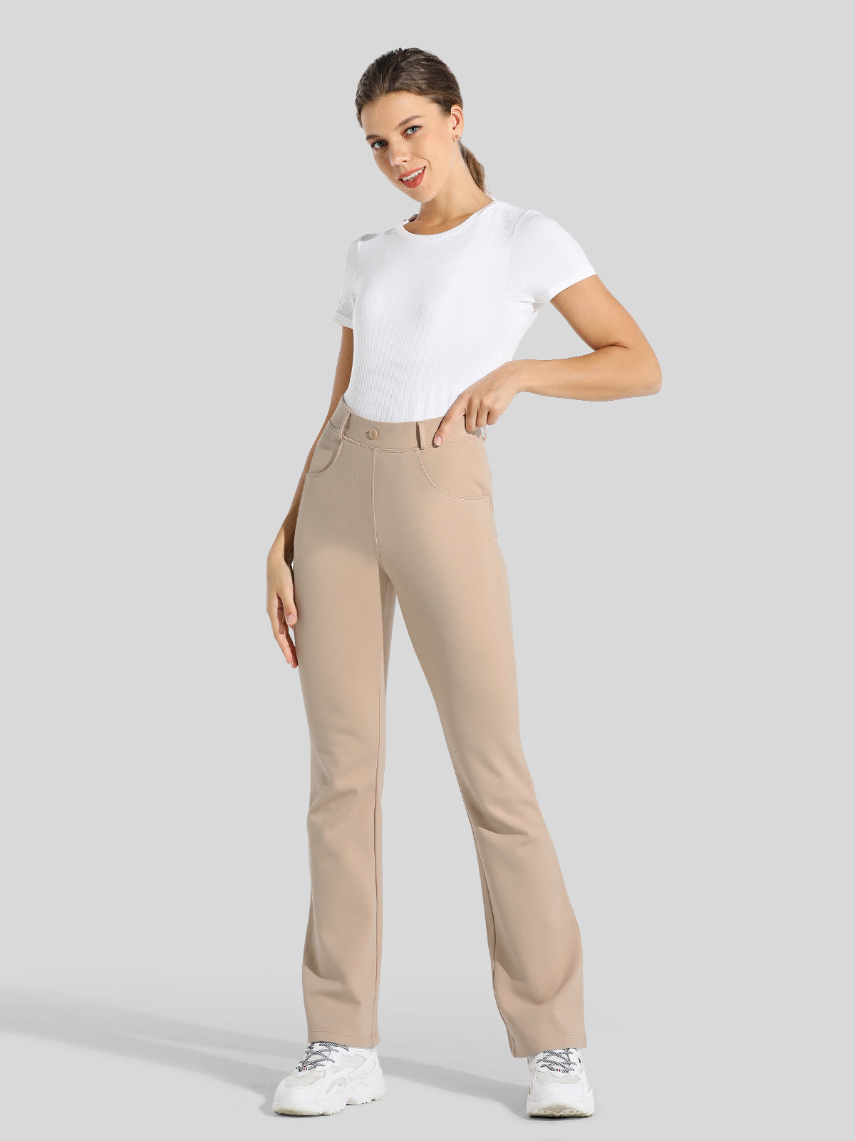 Women's Yoga Dress Pants Bootcut - Tall