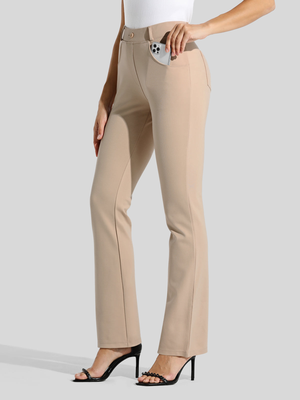 Women's Yoga Dress Pants Bootcut - Tall