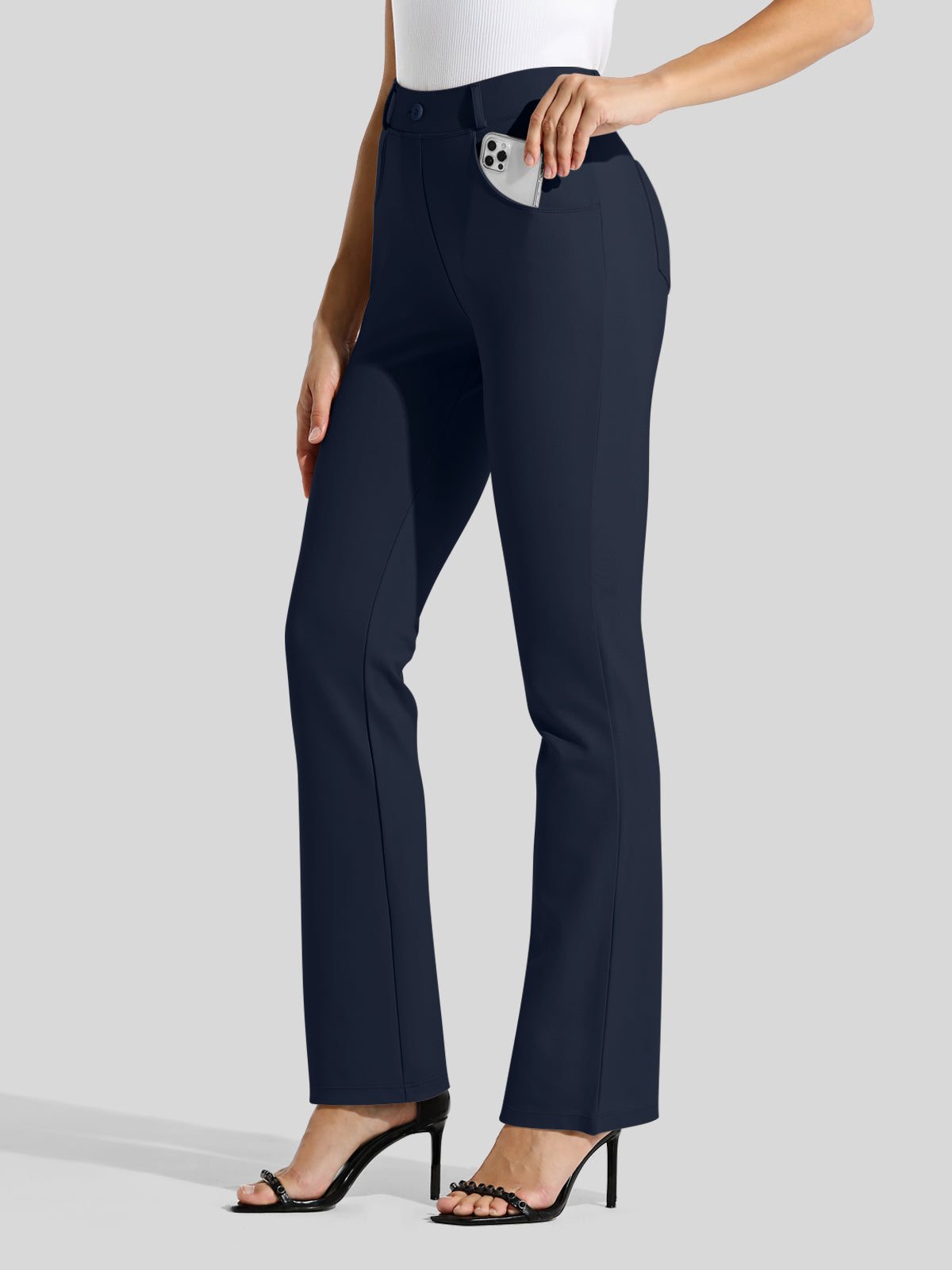 Women's Yoga Dress Pants Bootcut - Tall