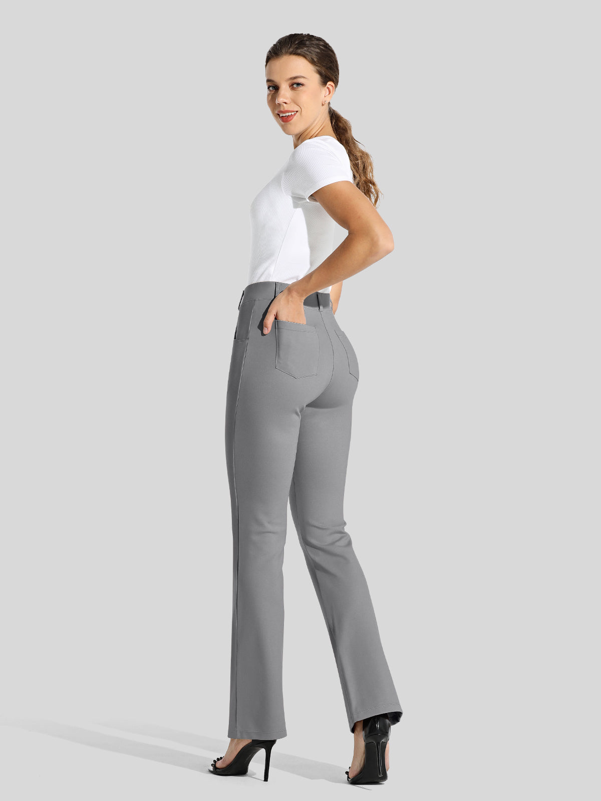 Women's Yoga Dress Pants Bootcut - Tall