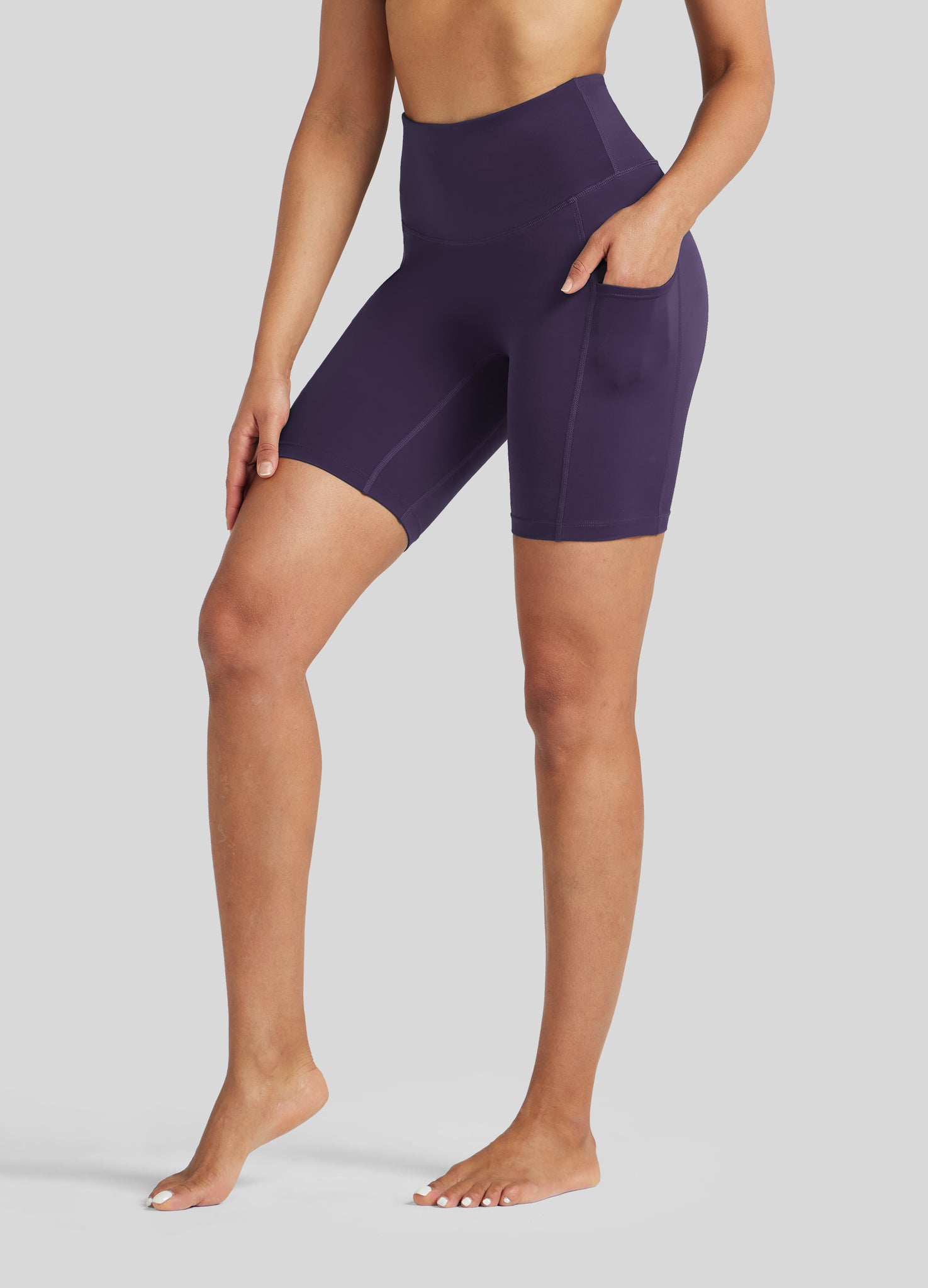 Women's Yoga Shorts with Pockets 7 Inch