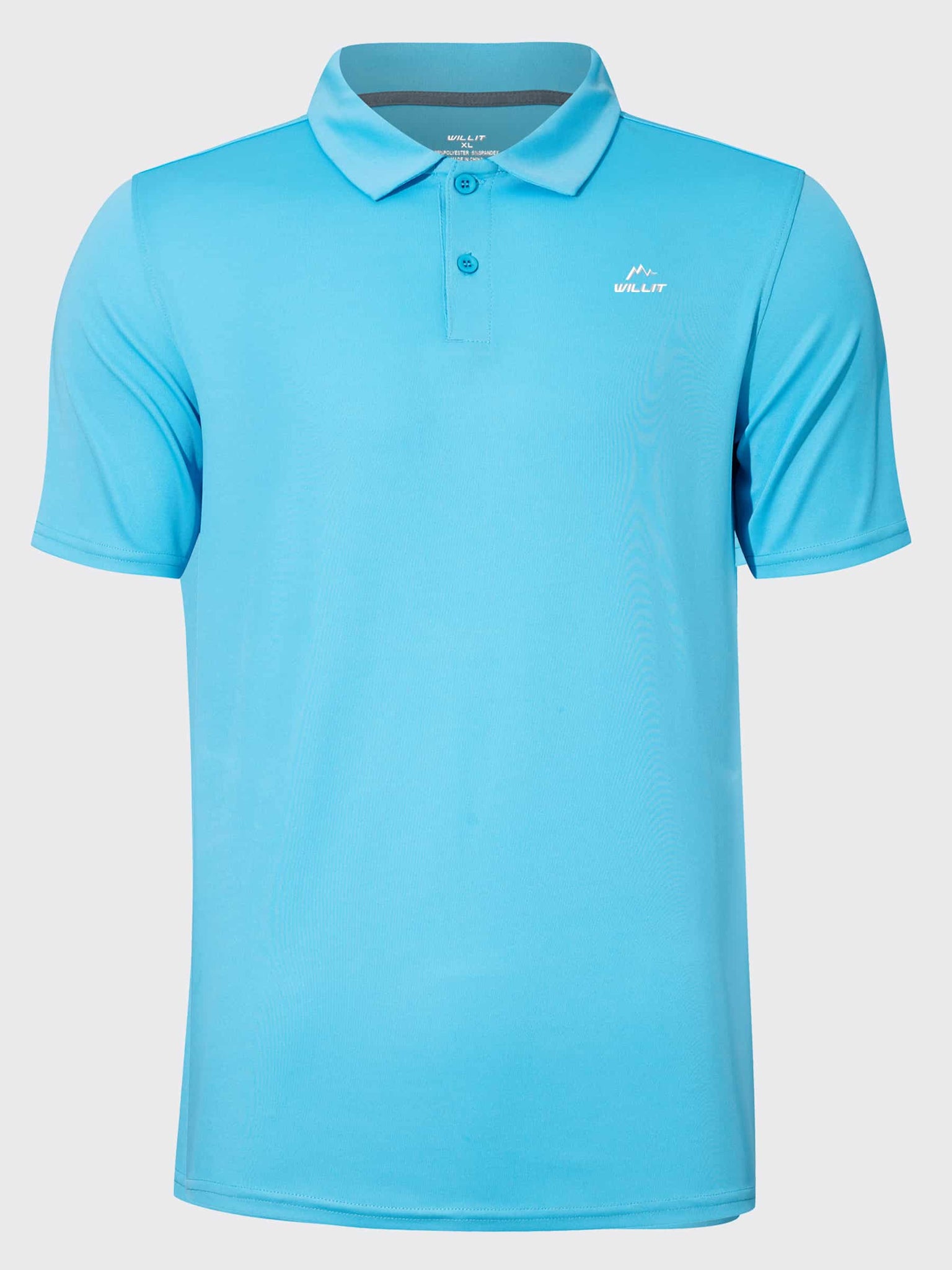 Youth Golf Polo Sun Shirts_Blue_laydown2