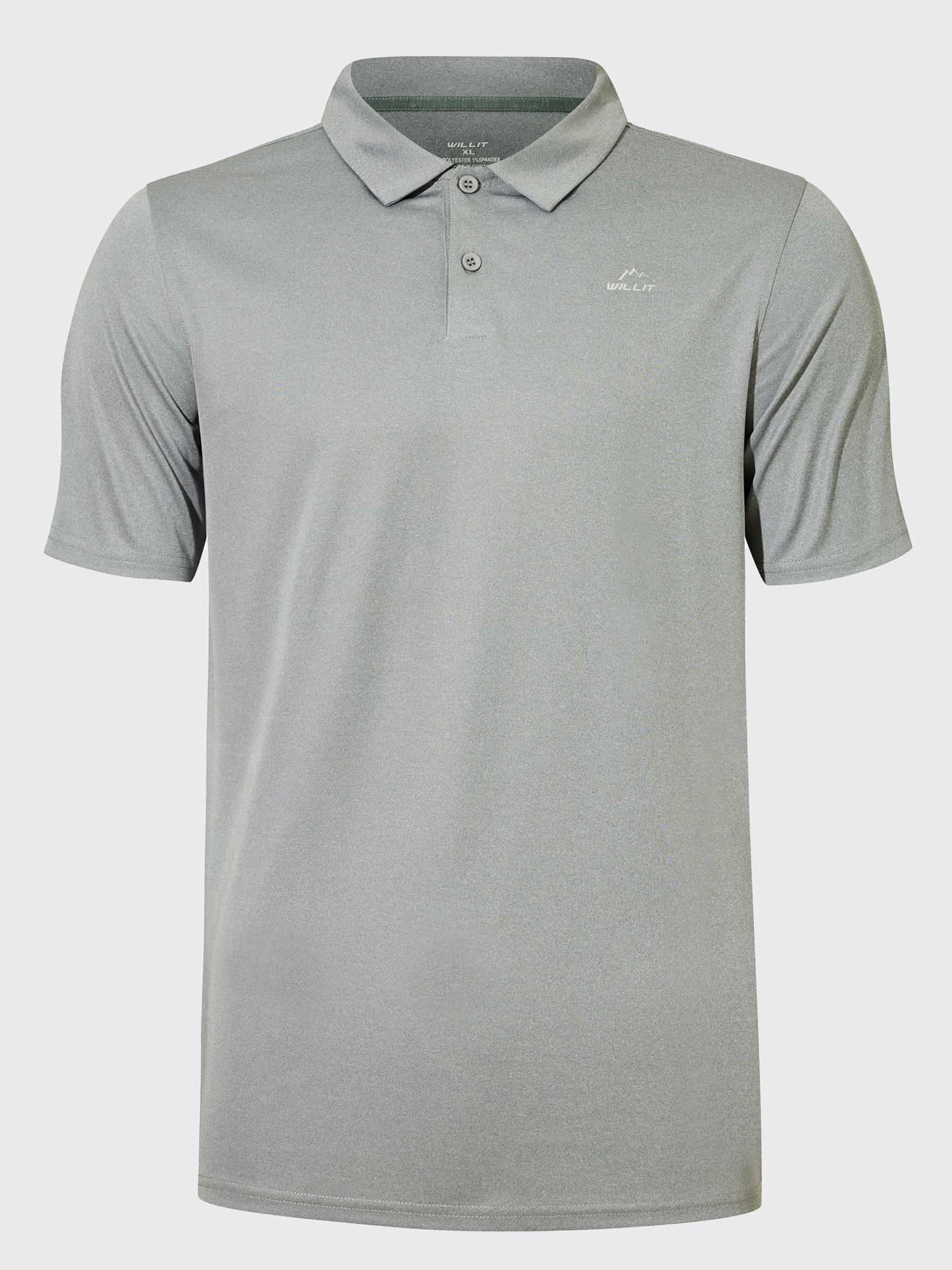 Youth Golf Polo Sun Shirts_Gray_laydown2