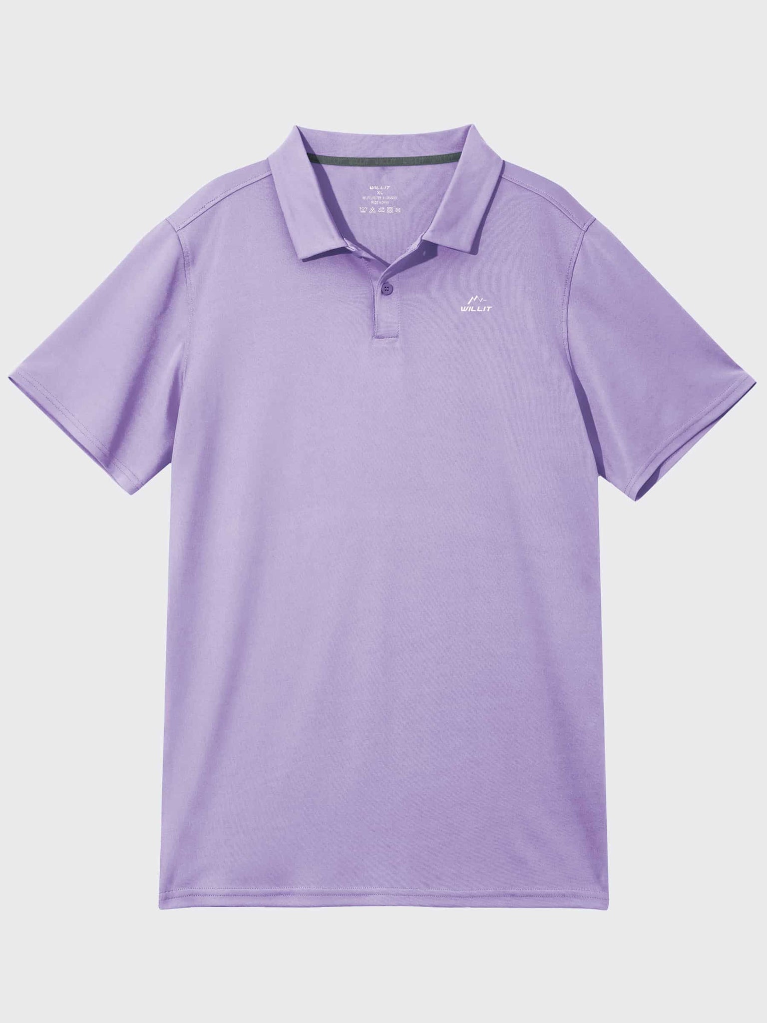 Youth Golf Polo Sun Shirts_LightPurple_laydown4