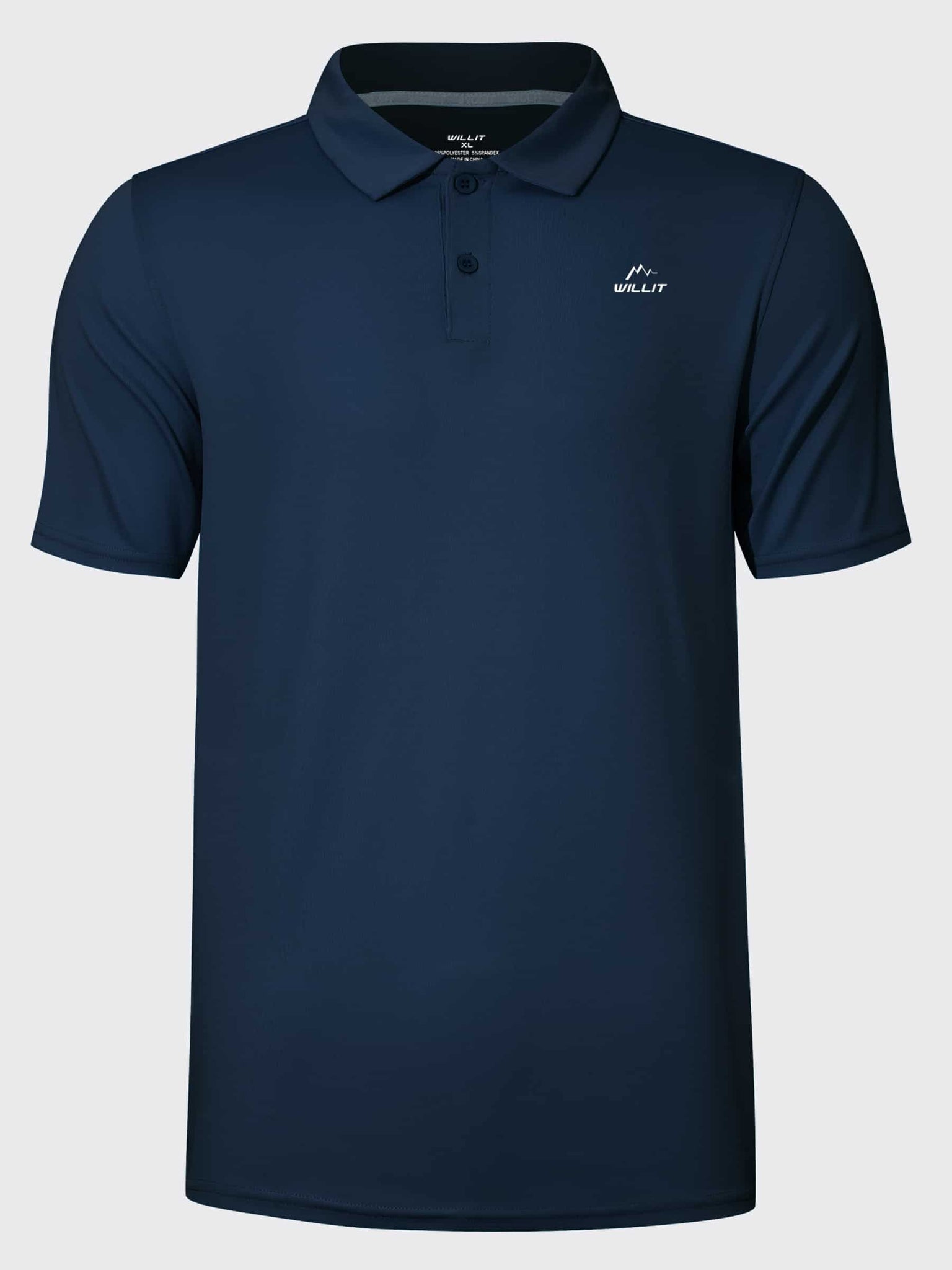Youth Golf Polo Sun Shirts_Navy_laydown2