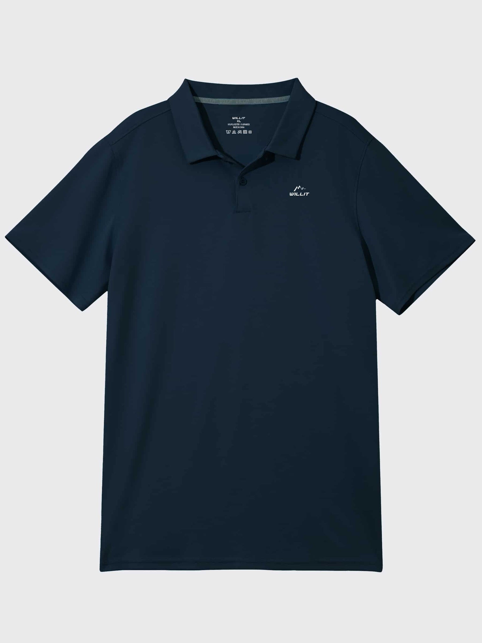 Youth Golf Polo Sun Shirts_Navy_laydown4