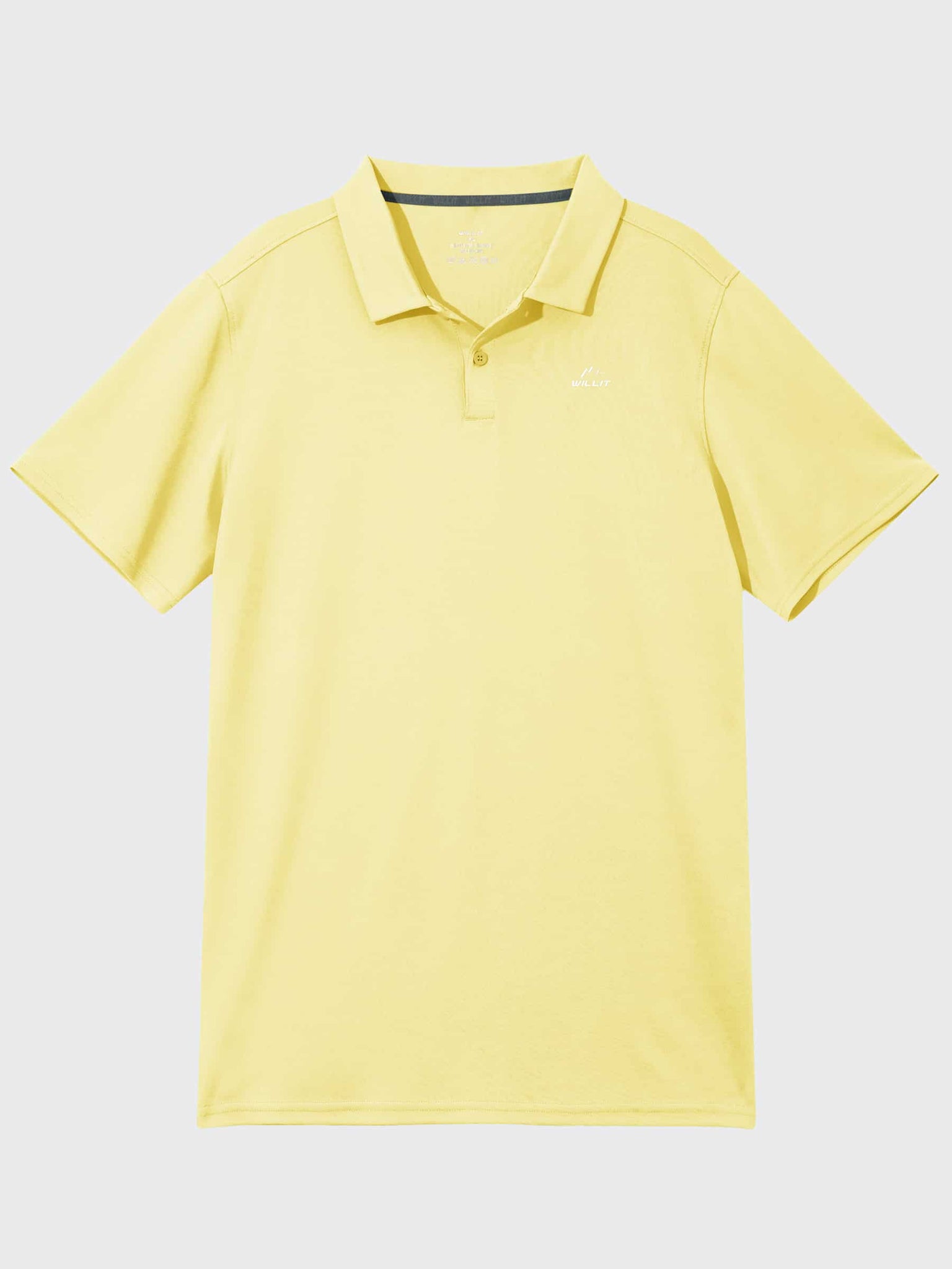 Youth Golf Polo Sun Shirts_Yellow_laydown4