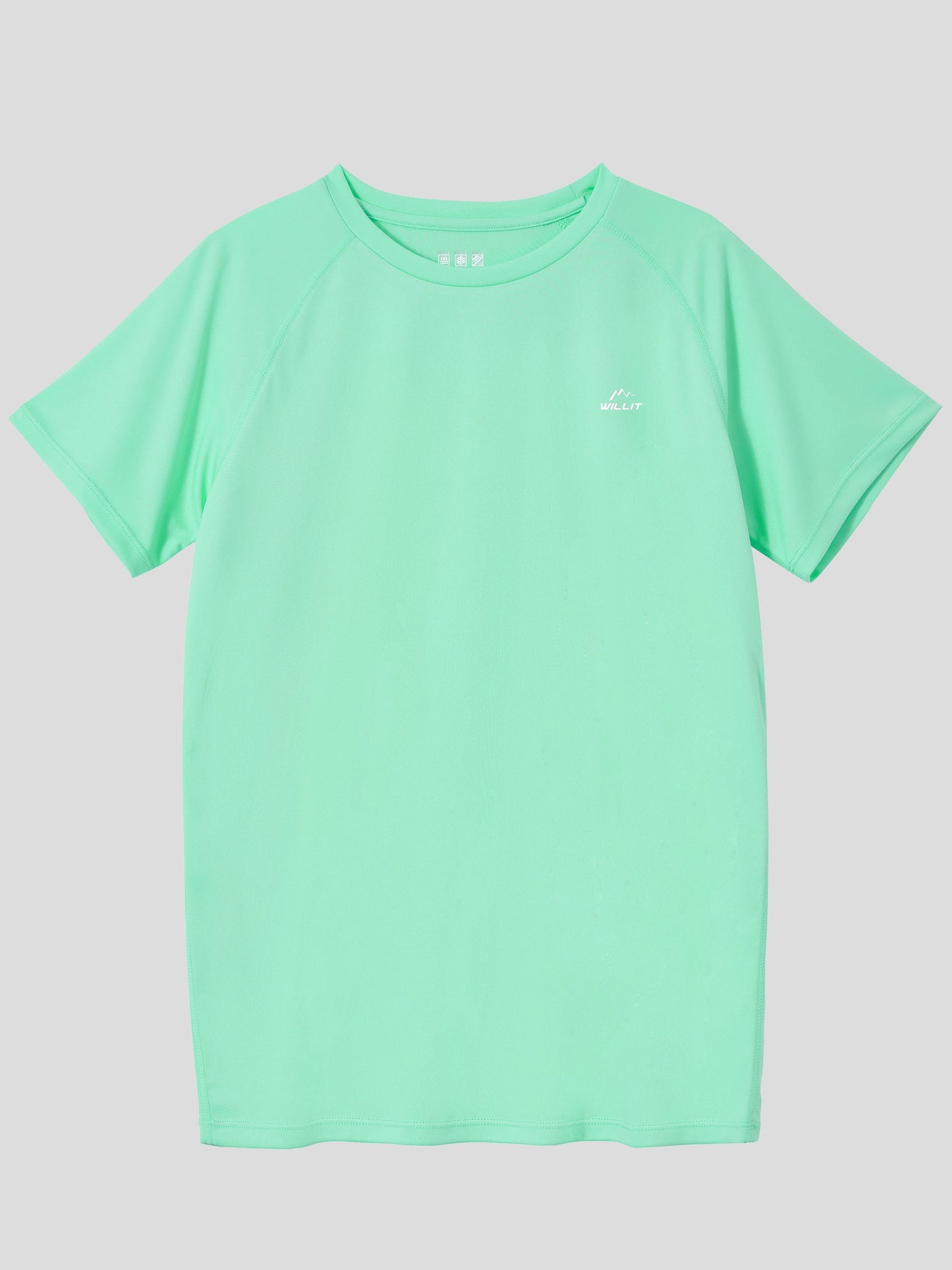 Youth Sun Safe Rash Guard Shirts_Green_laydown1