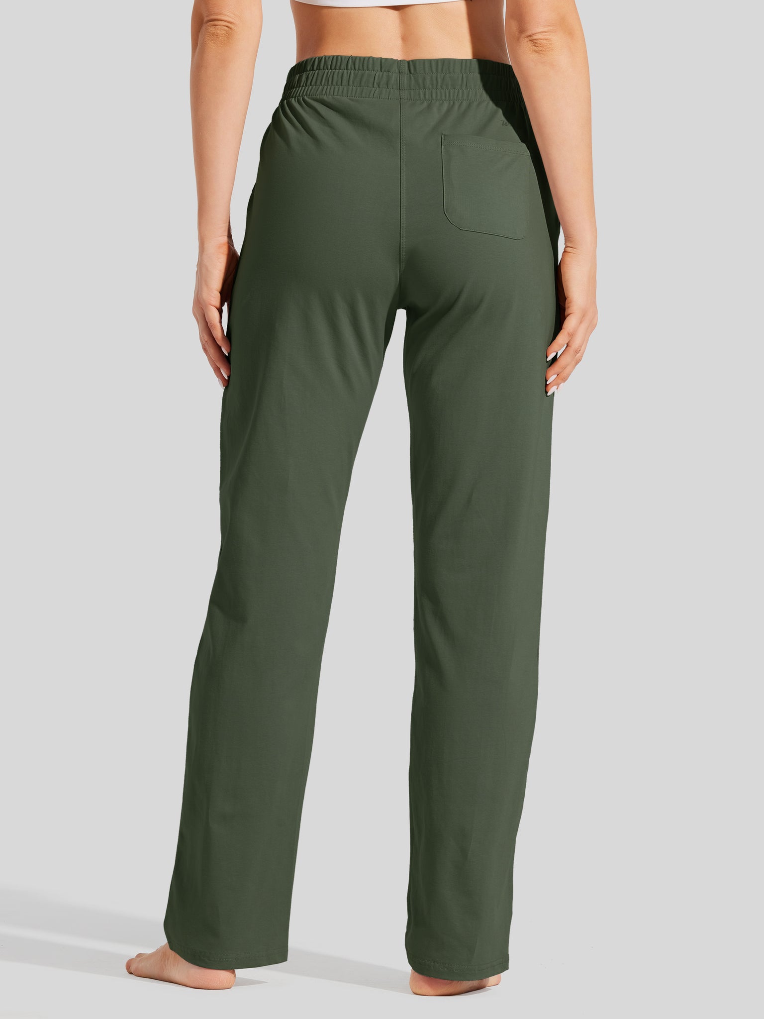 Women's Straight-Leg Cotton Sweatpants